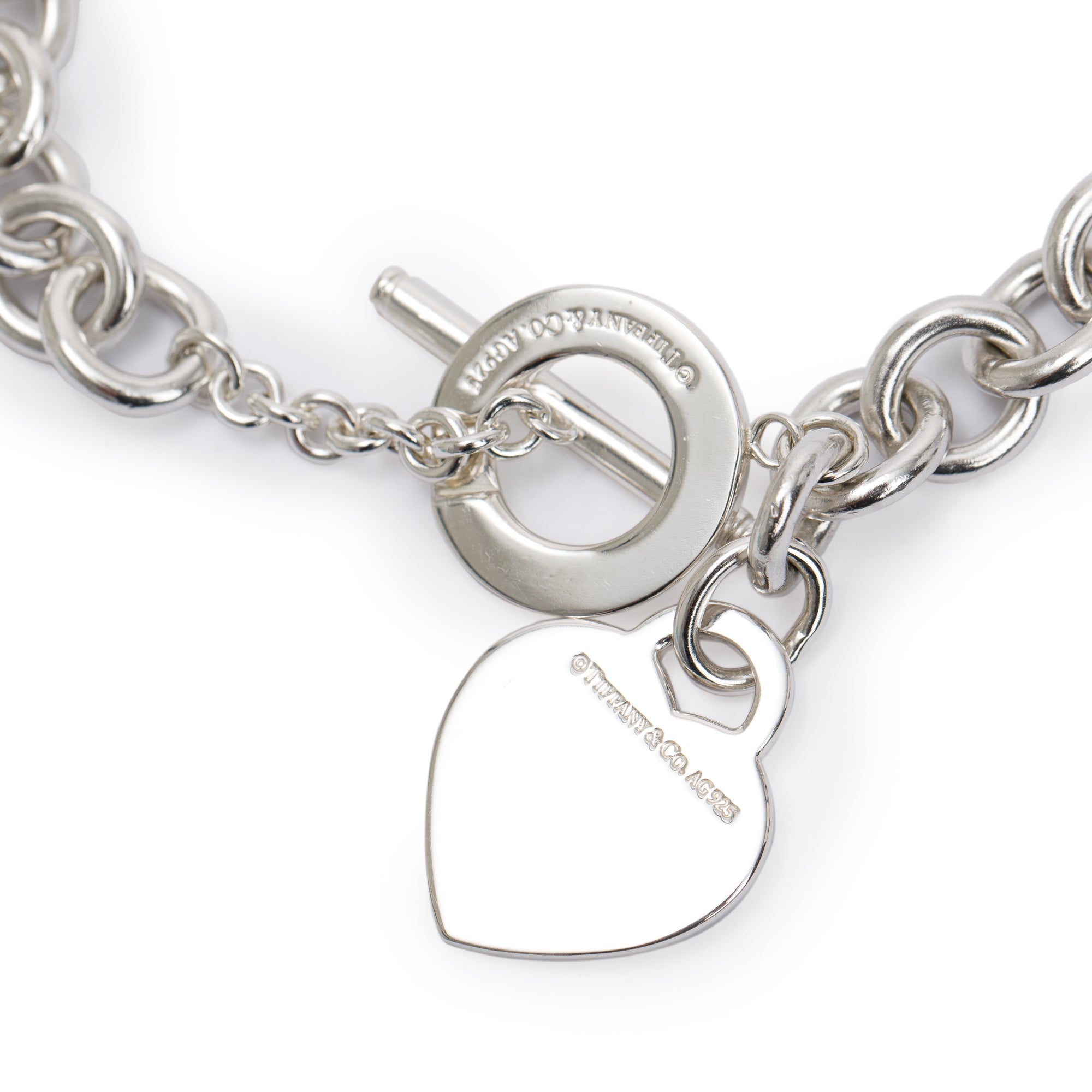 Tiffany Sterling Silver Return To Tiffany Heart Tag Necklace