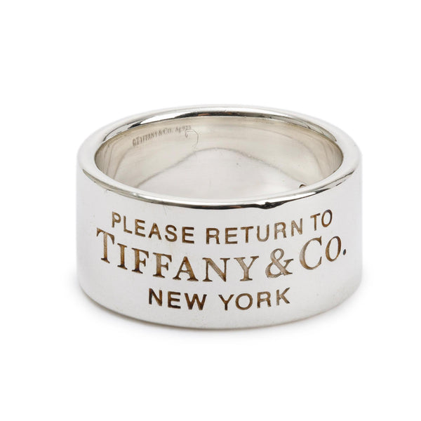 Tiffany & Co. Sterling Silver Return to Tiffany 10MM Wide Band