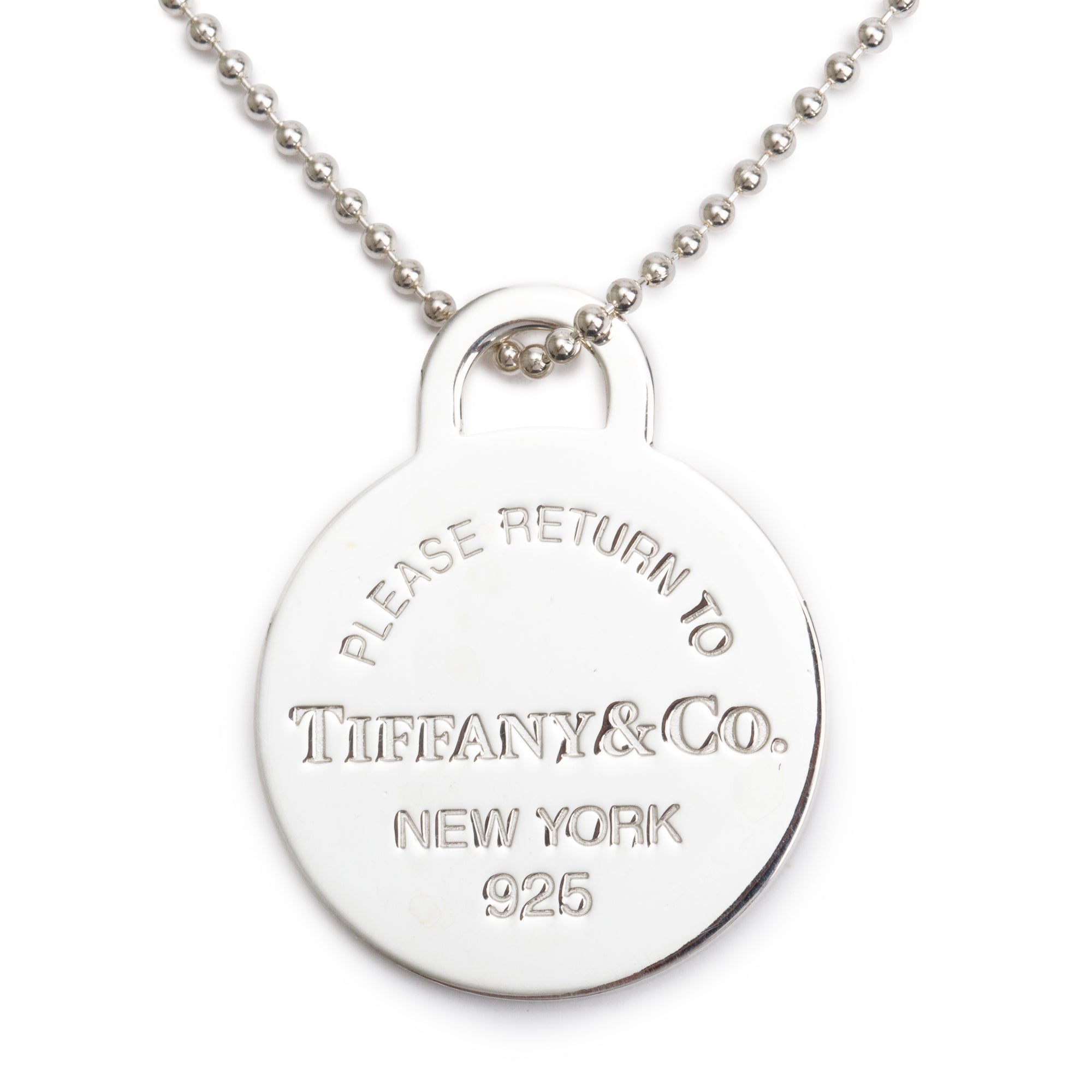 Tiffany & Co. Sterling Silver Return to Tiffany Extra-Large Round