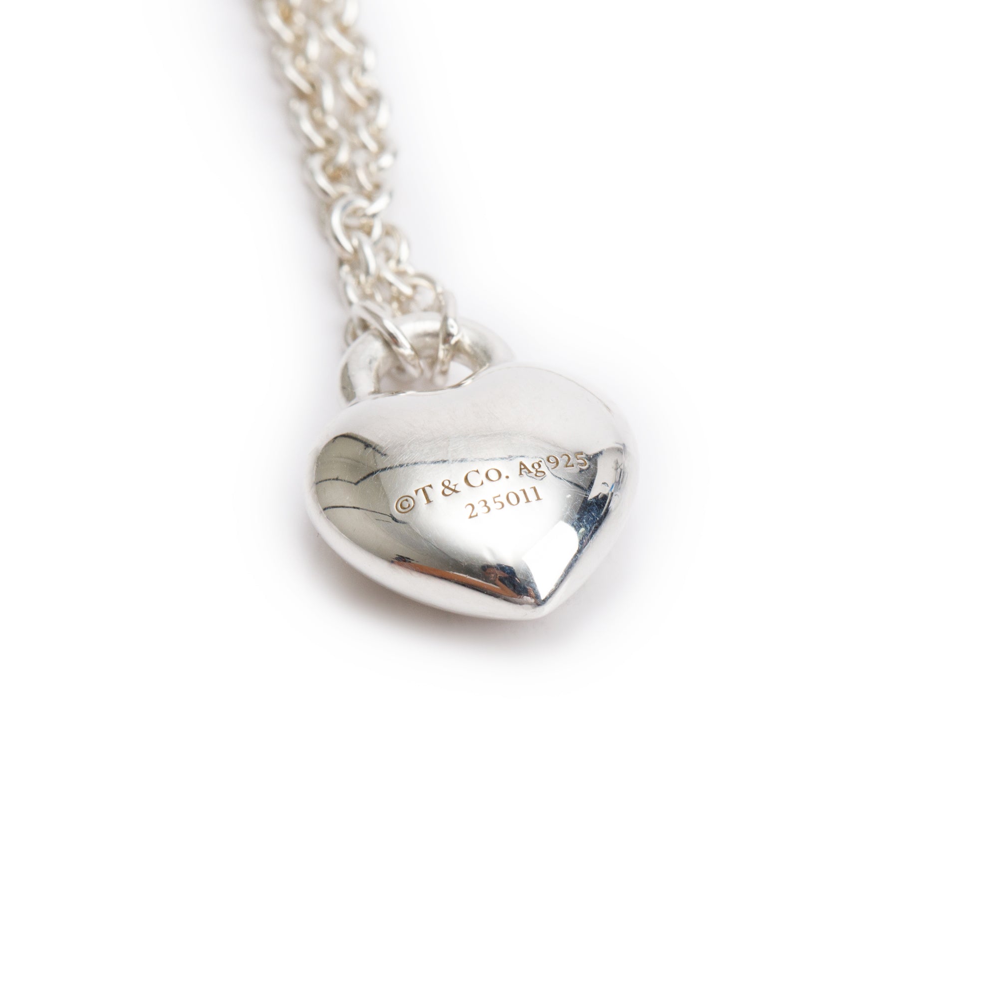 Tiffany & Co. Sterling Silver Return to Tiffany Full Heart Bracelet