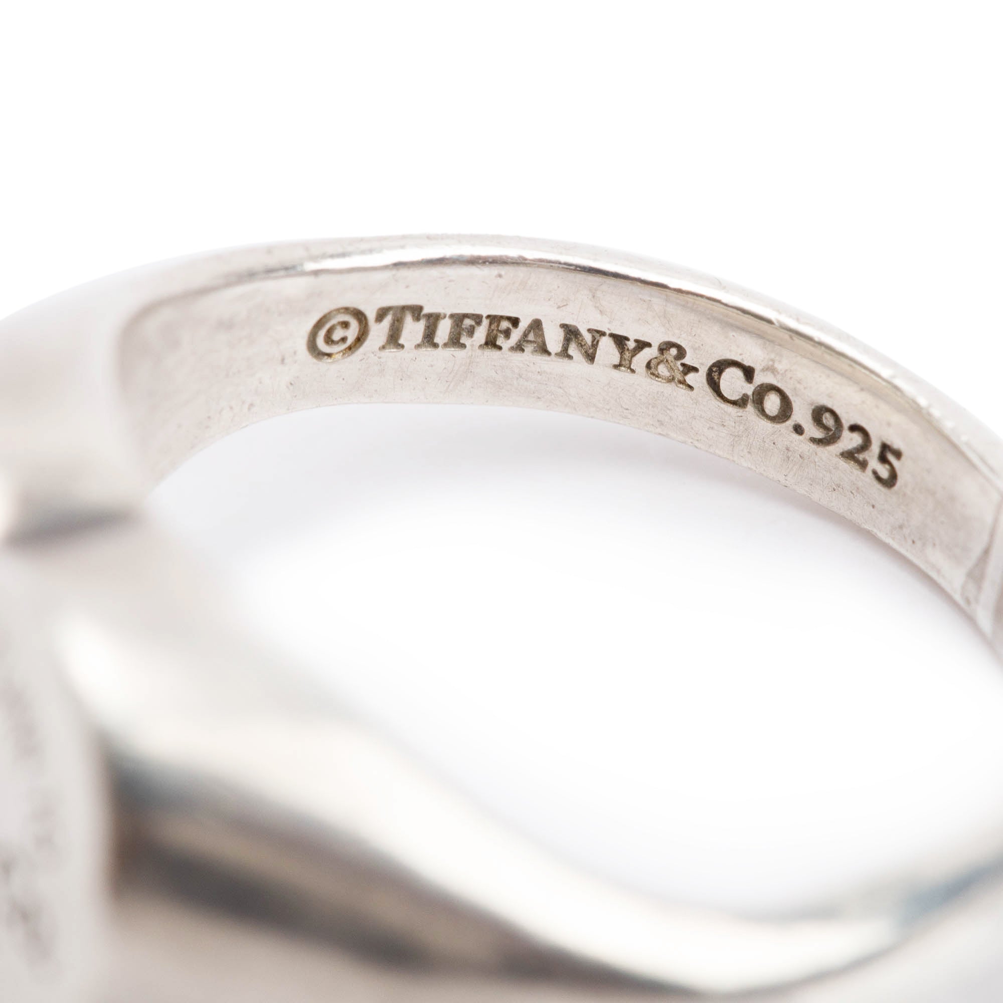 Tiffany & Co. Sterling Silver Return to Tiffany Heart Signet Ring, Size 4