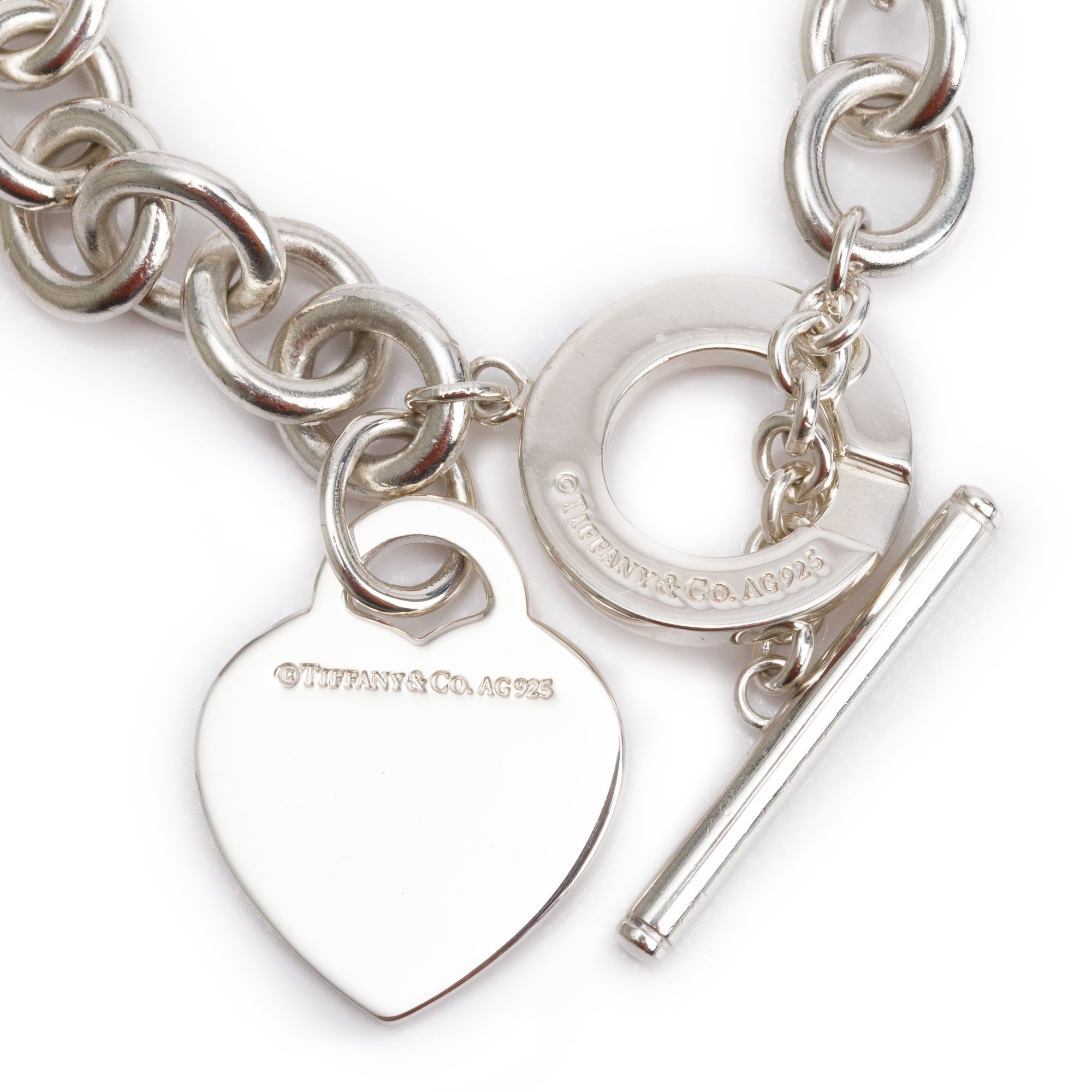Tiffany & Co. Sterling Silver Return to Tiffany Heart Tag Charm