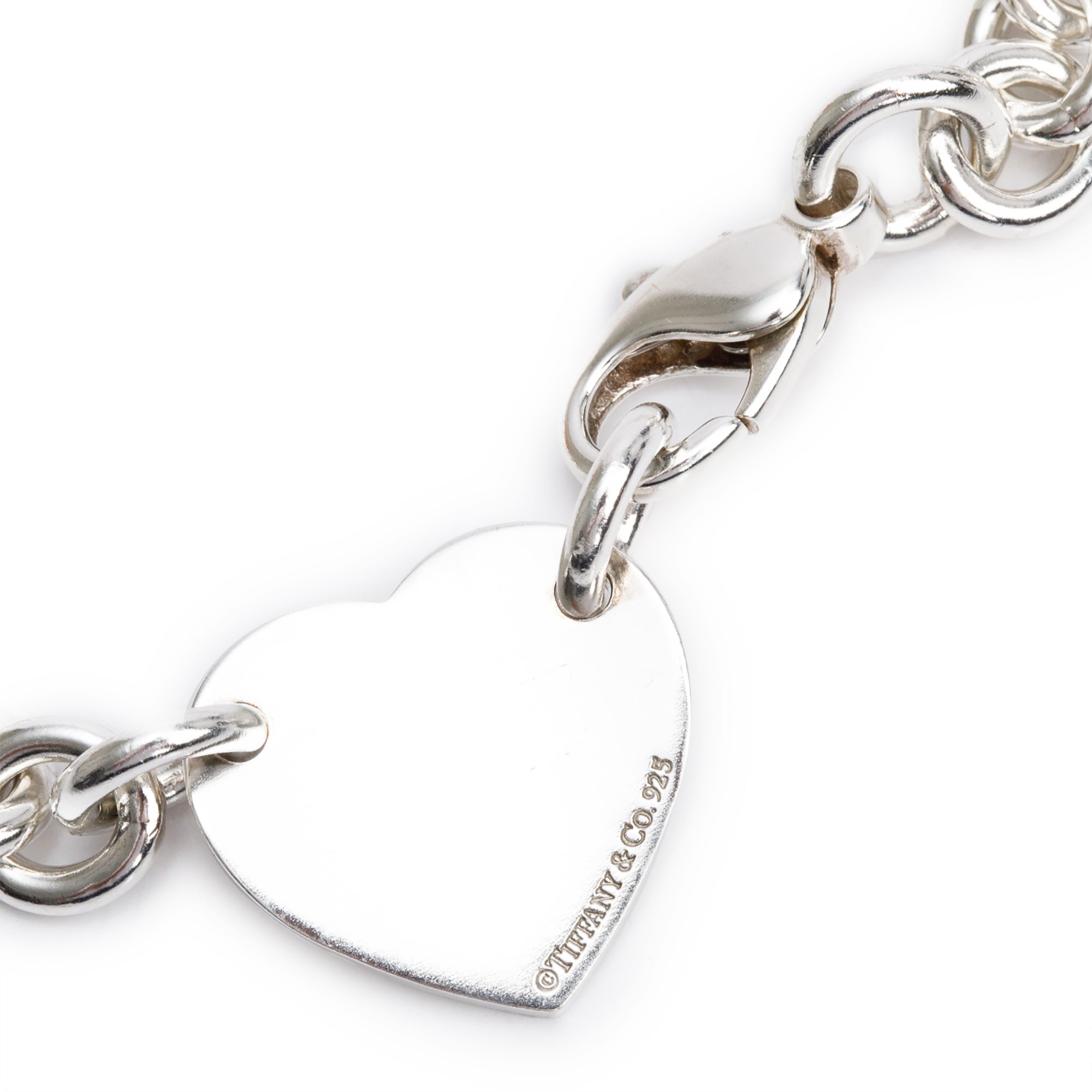 Tiffany & Co. Sterling Silver Return to Tiffany Heart Tag Choker
