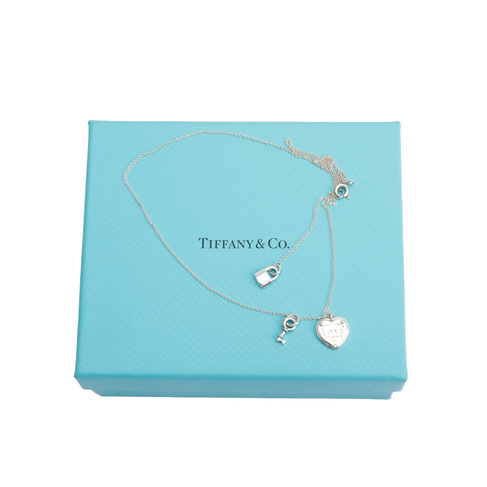 Tiffany Sterling Silver Return to Tiffany Love Heart Tag Key