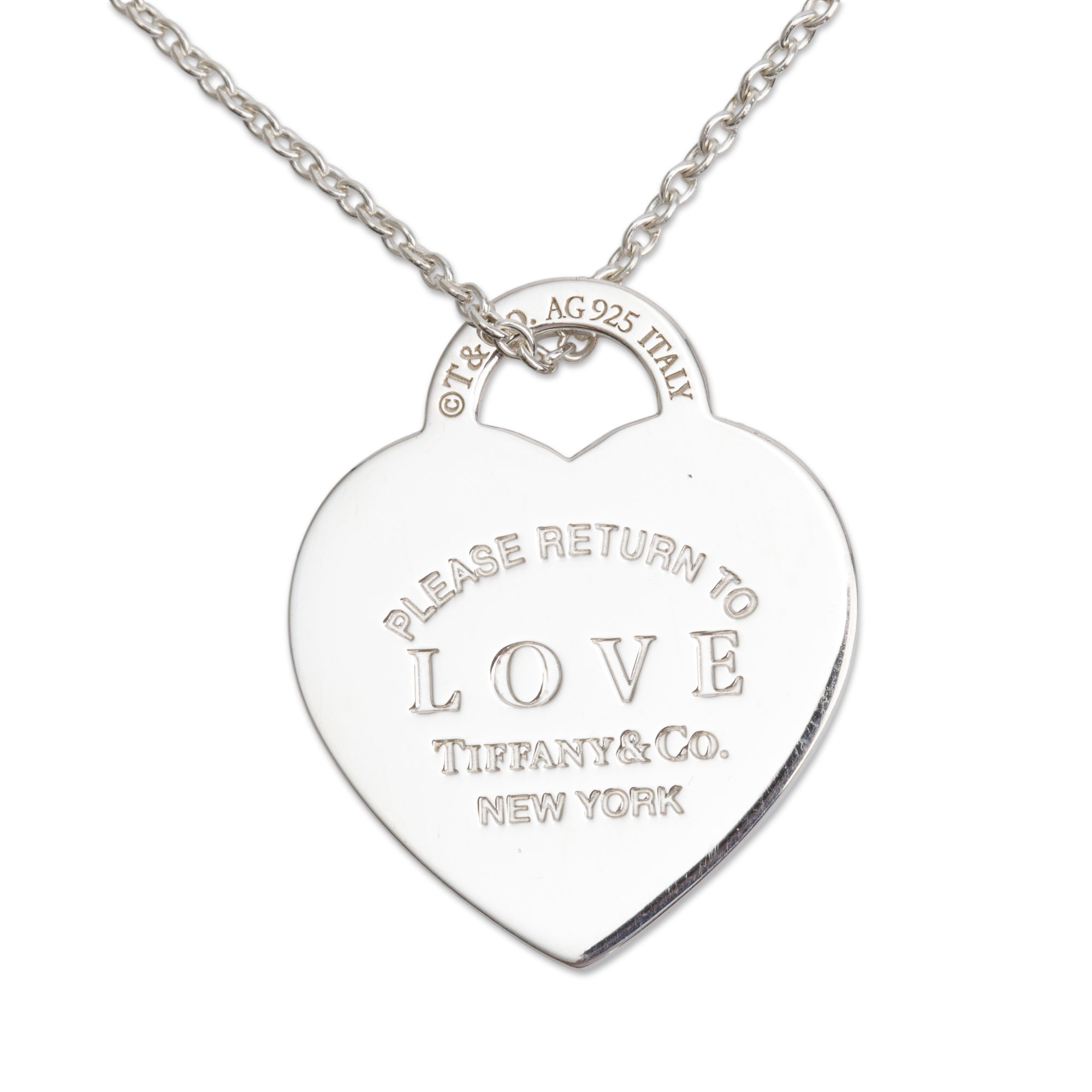 Tiffany & Co. Sterling Silver Return to Tiffany Love Heart Tag