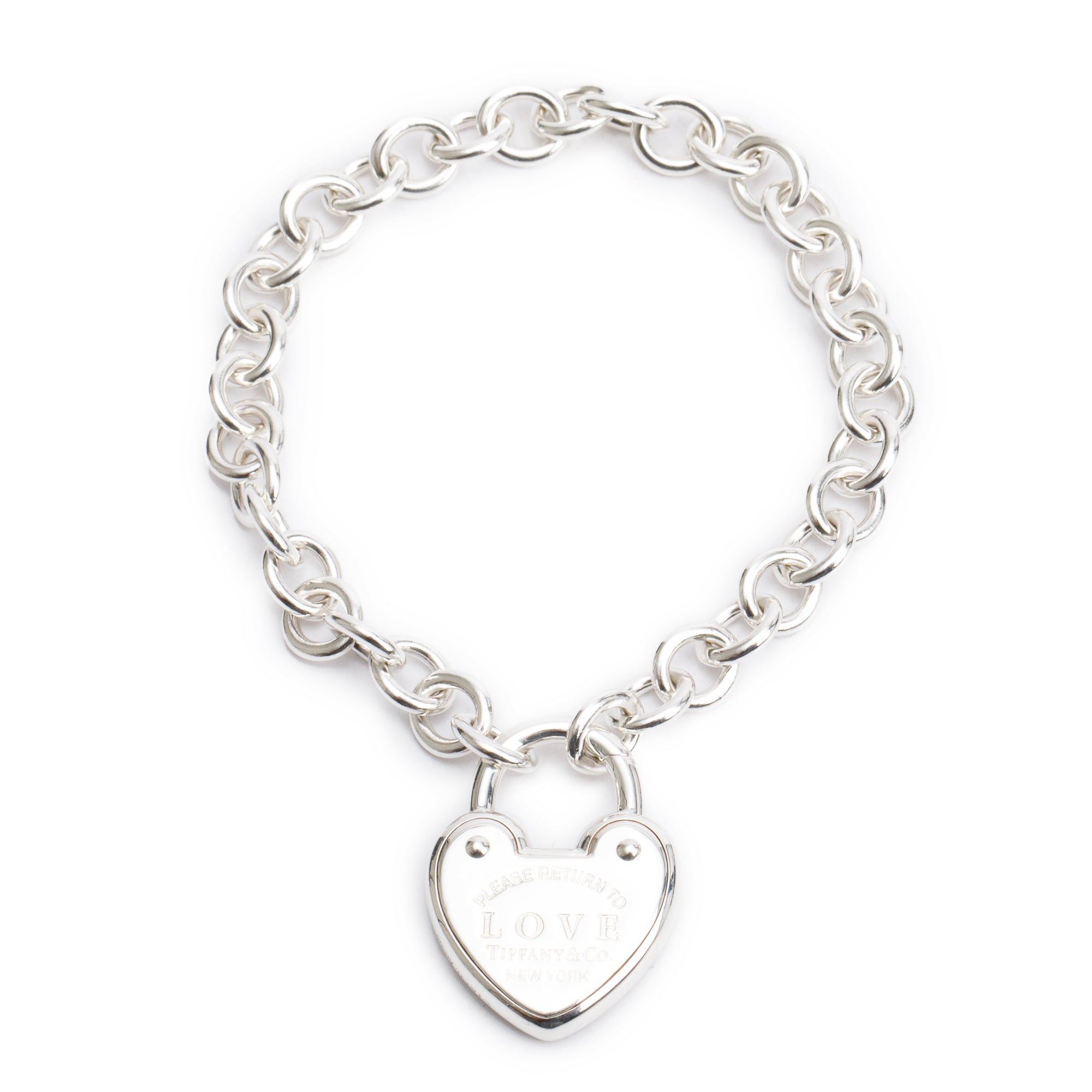 Tiffany & Co. Sterling Silver Return to Tiffany Love Lock Bracelet