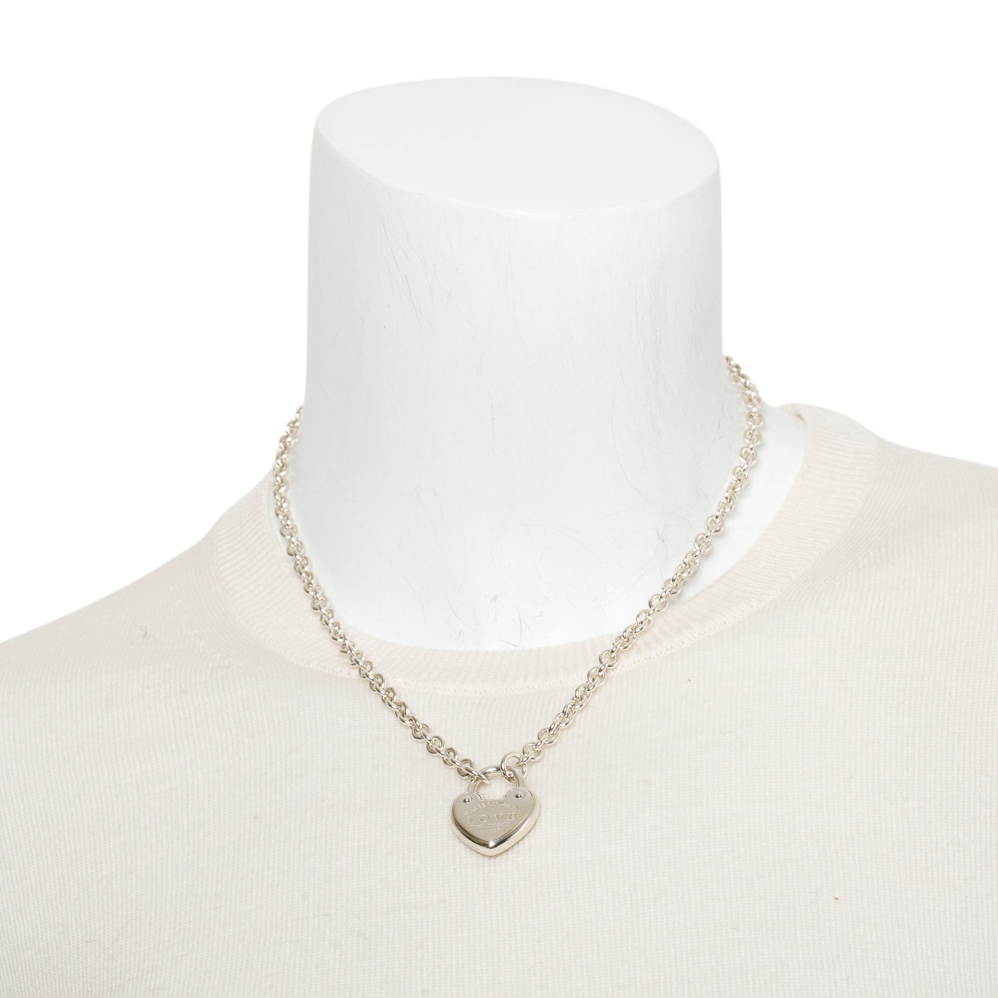 Tiffany & Co. Sterling Silver Return to Tiffany Love Lock Necklace