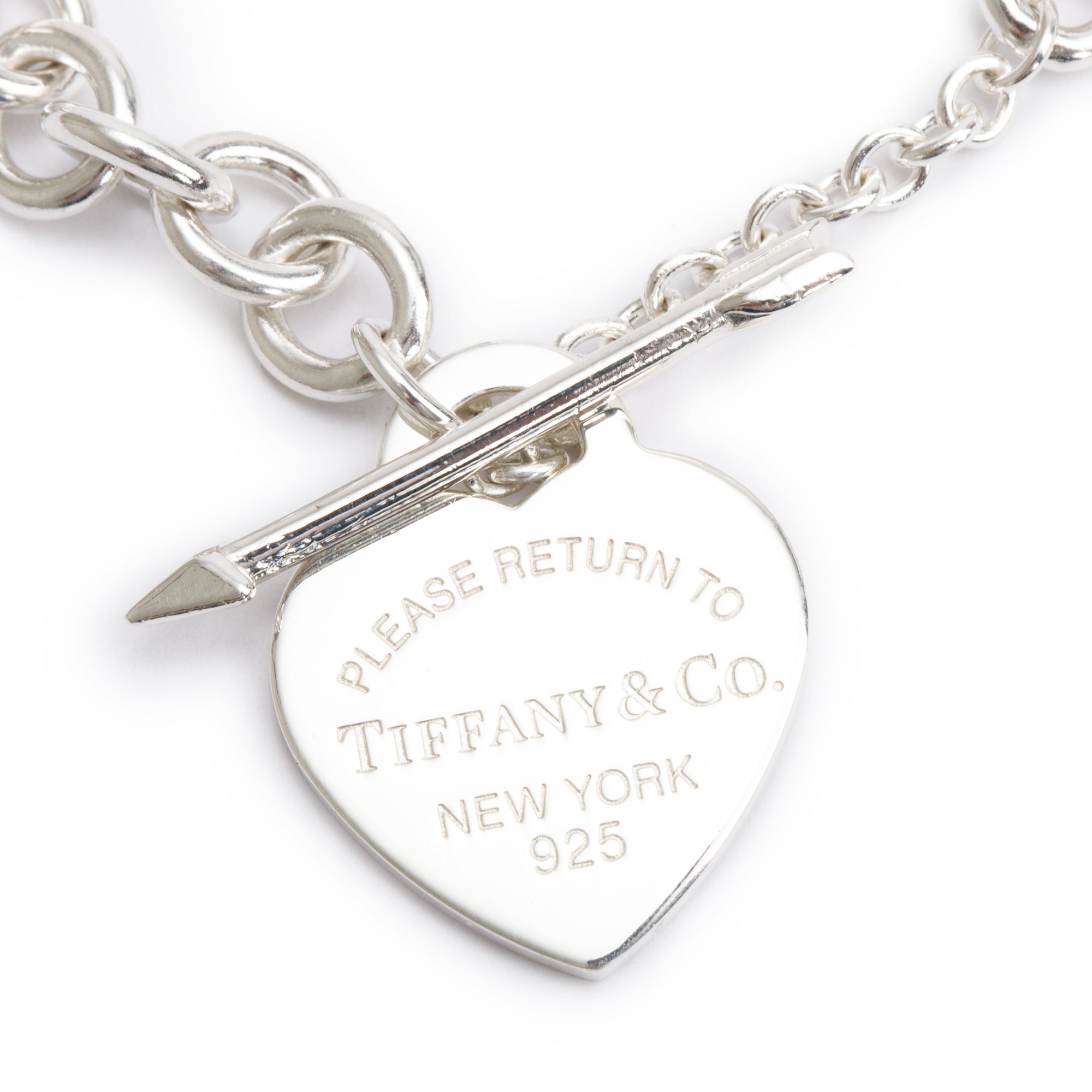 Tiffany Sterling Silver Return to Tiffany Lovestruck Medium