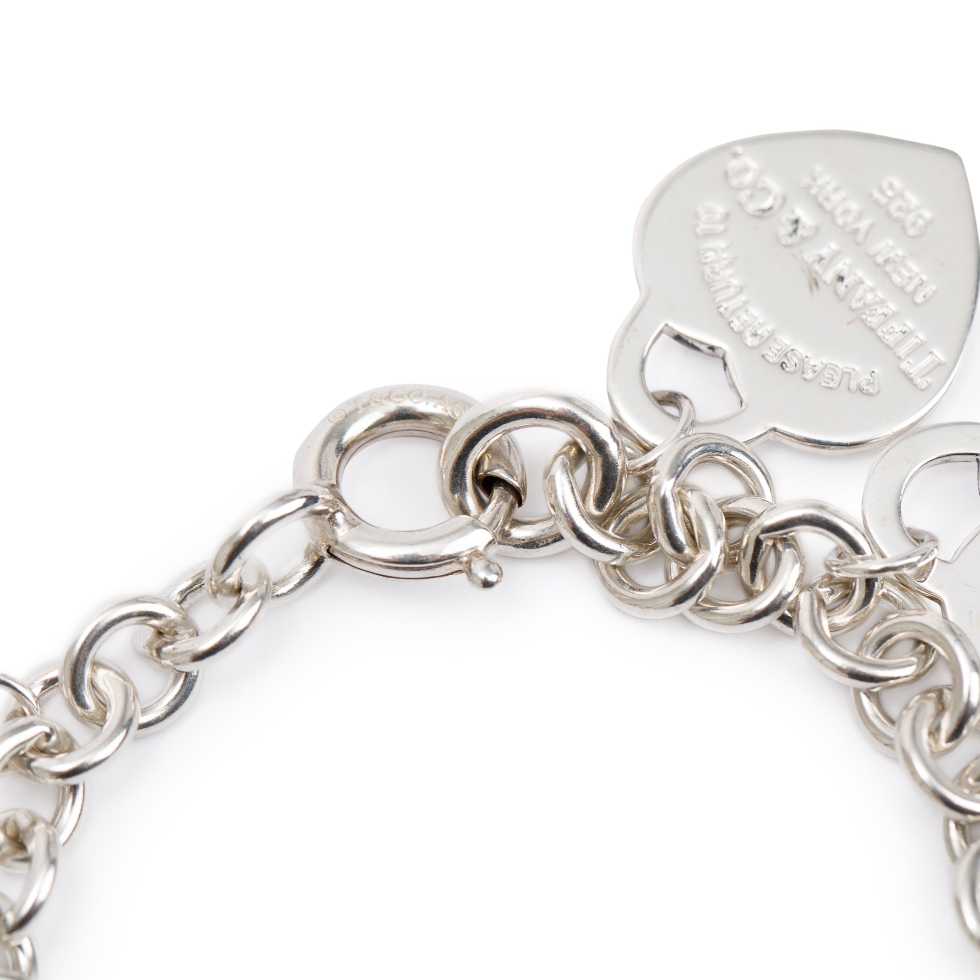 Tiffany Sterling Silver Return to Tiffany Multi-Heart Tag