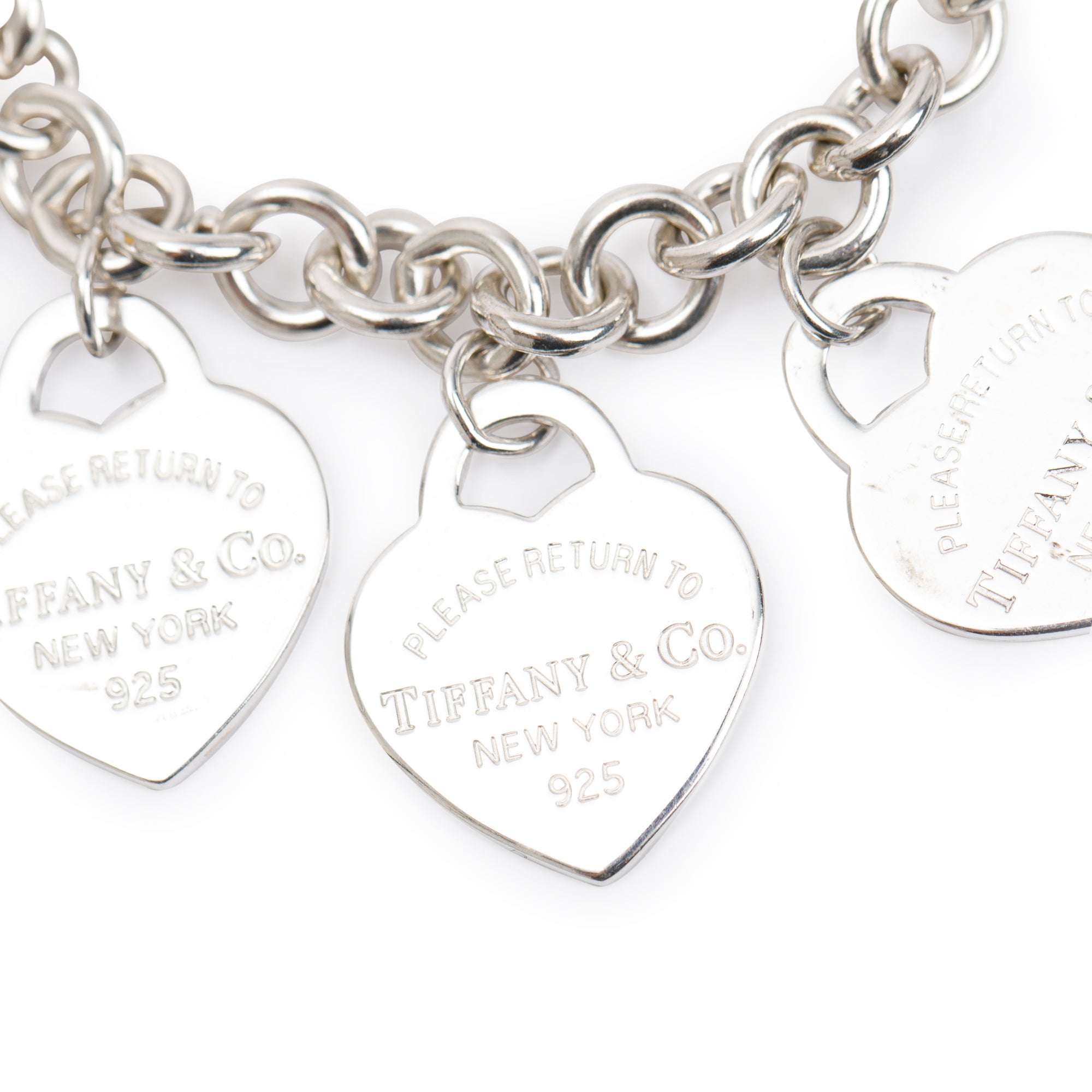 Tiffany & Co. Sterling Silver Return to Tiffany Multi-Heart Tag