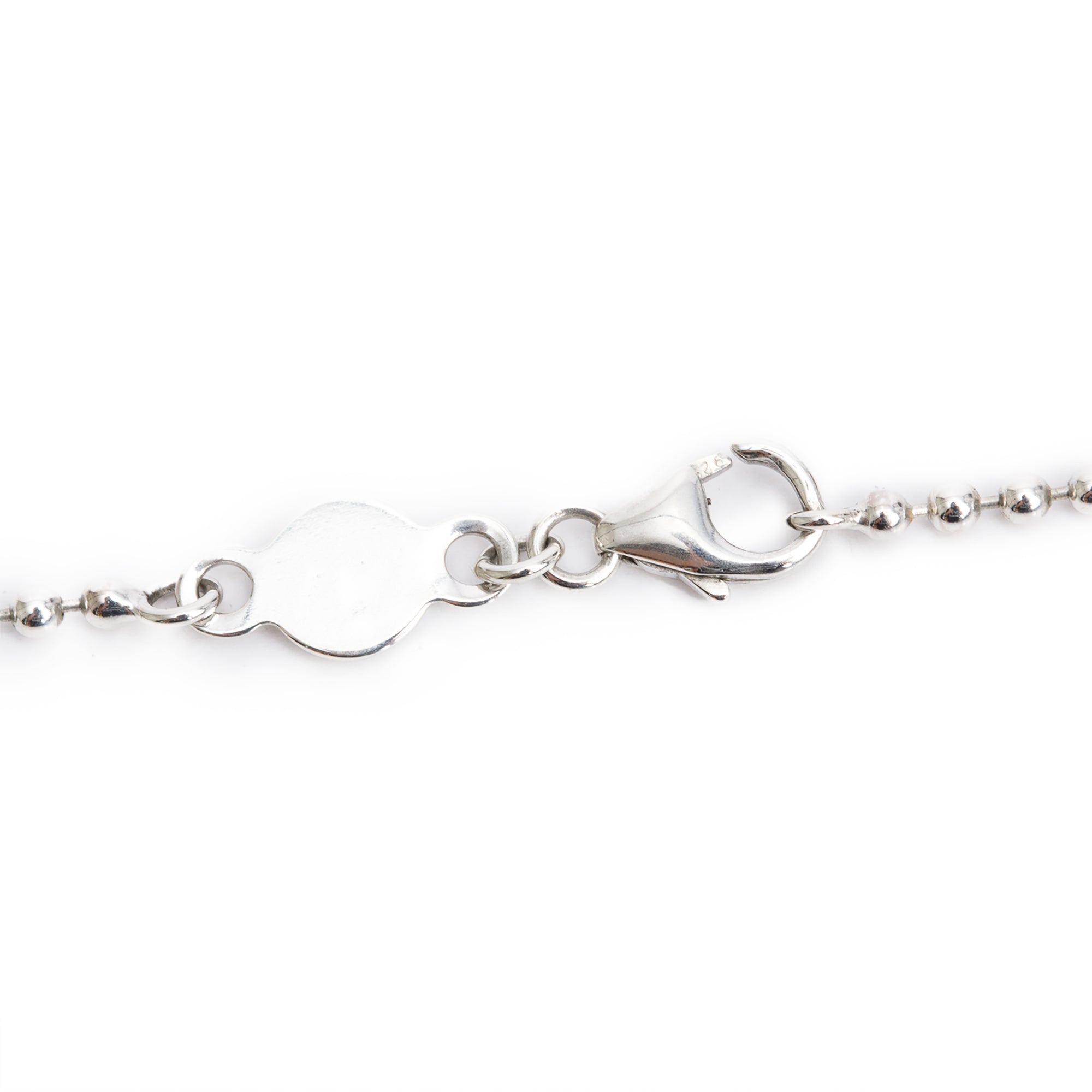 Tiffany & Co. Sterling Silver Roman Cross Pendant Necklace