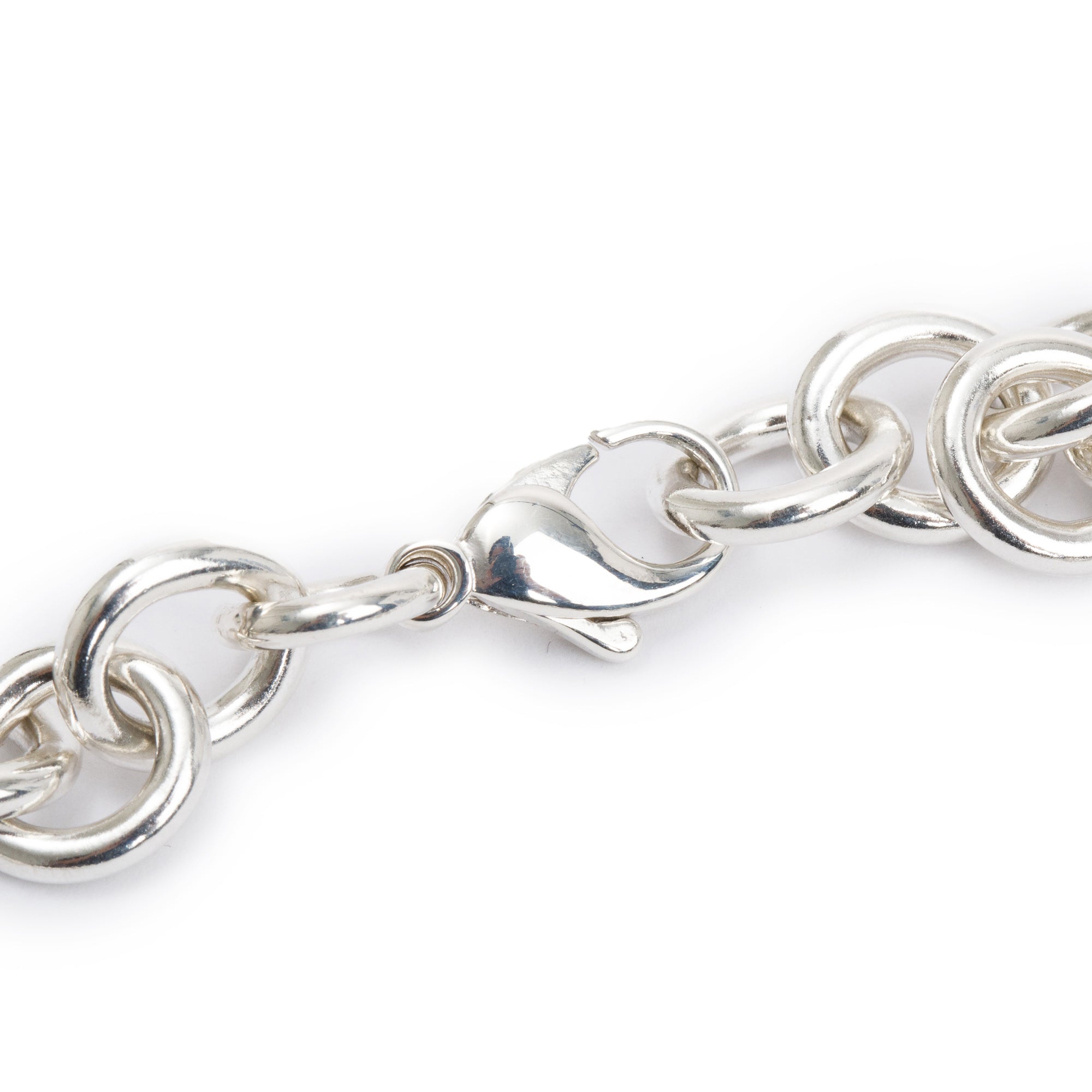 Tiffany & Co. Sterling Silver Round Link Necklace