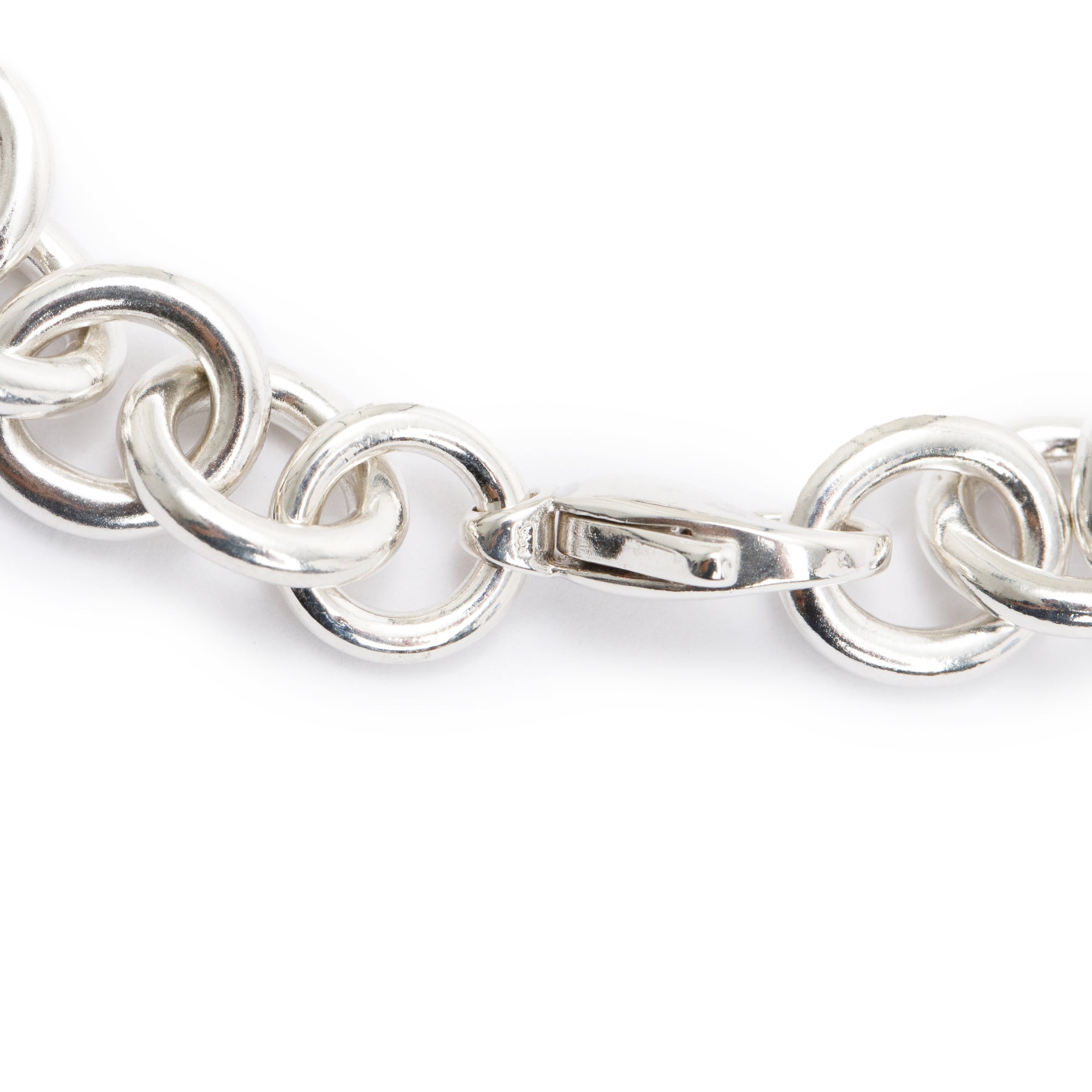 Tiffany & Co. Sterling Silver Round Link Necklace