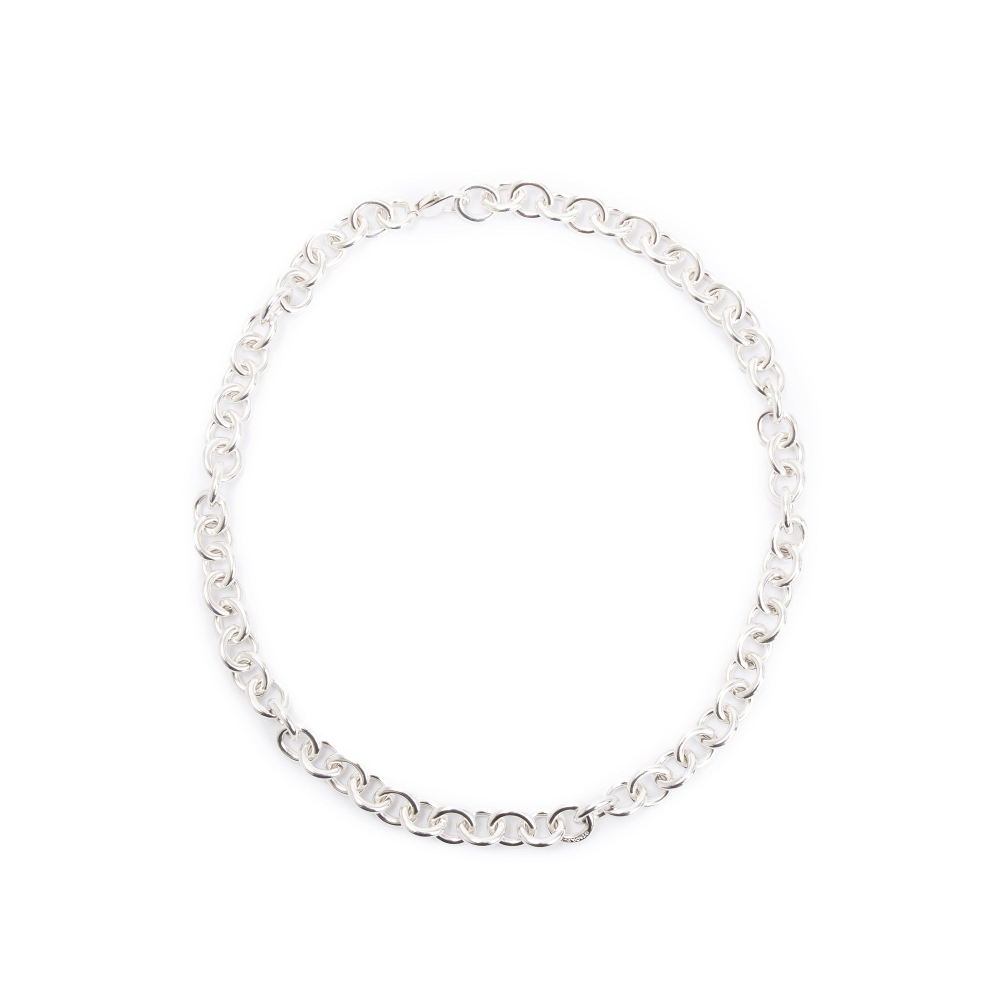 Tiffany & Co. Sterling Silver Round Link Necklace