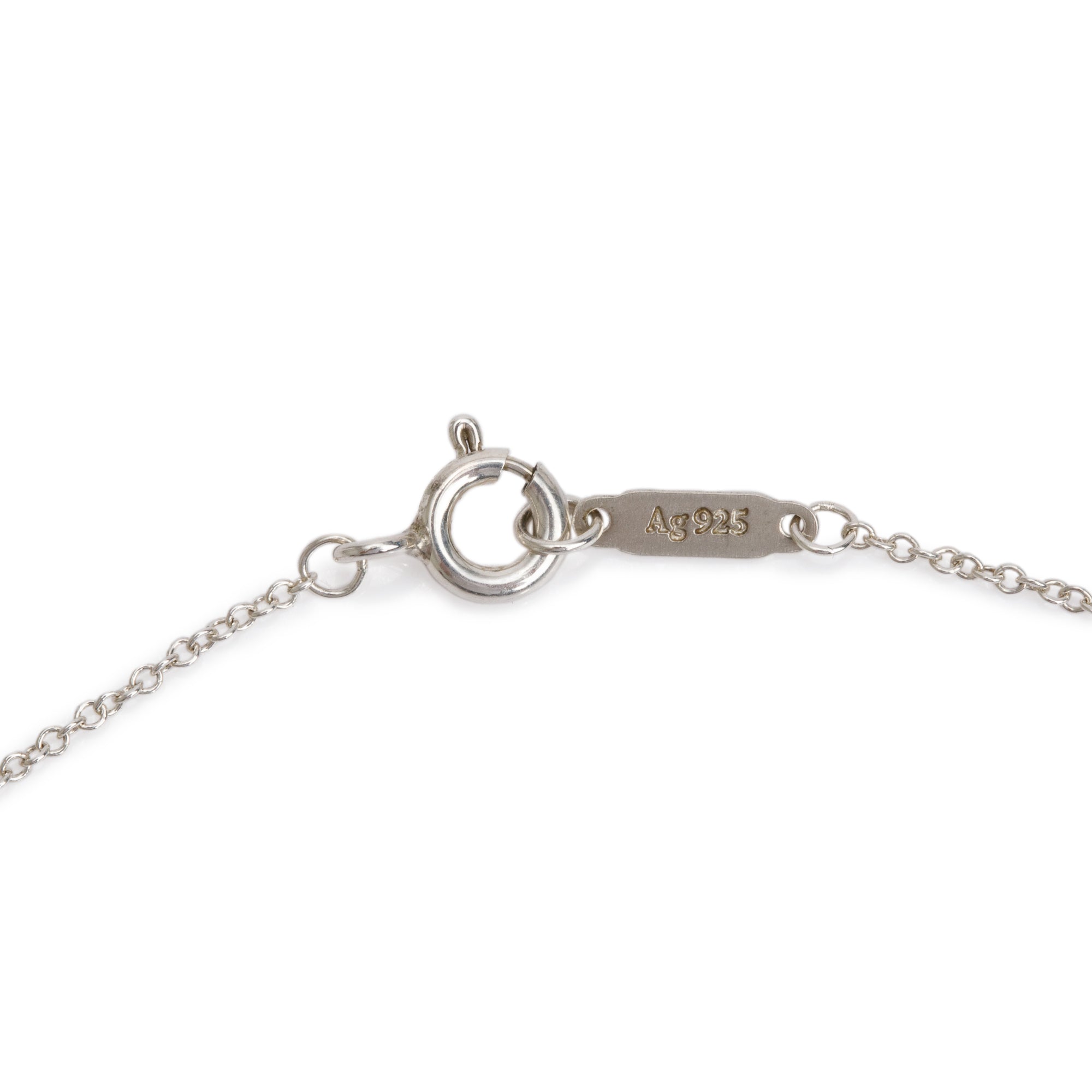 Tiffany & Co. Sterling Silver & Rubedo Metal 1837 Interlocking Circles Pendant Necklace