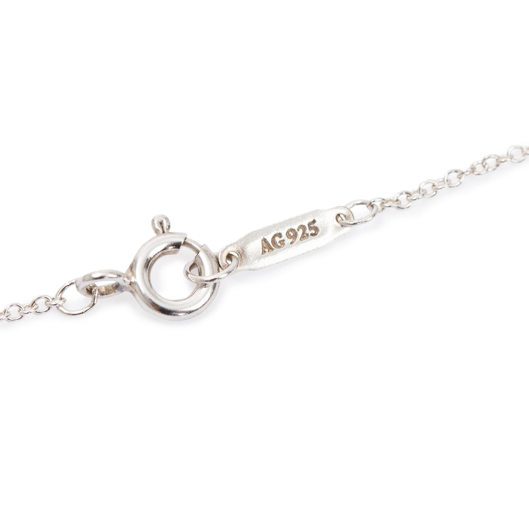 Tiffany & Co. Sterling Silver Small 1837 Interlocking Circles Pendant Necklace