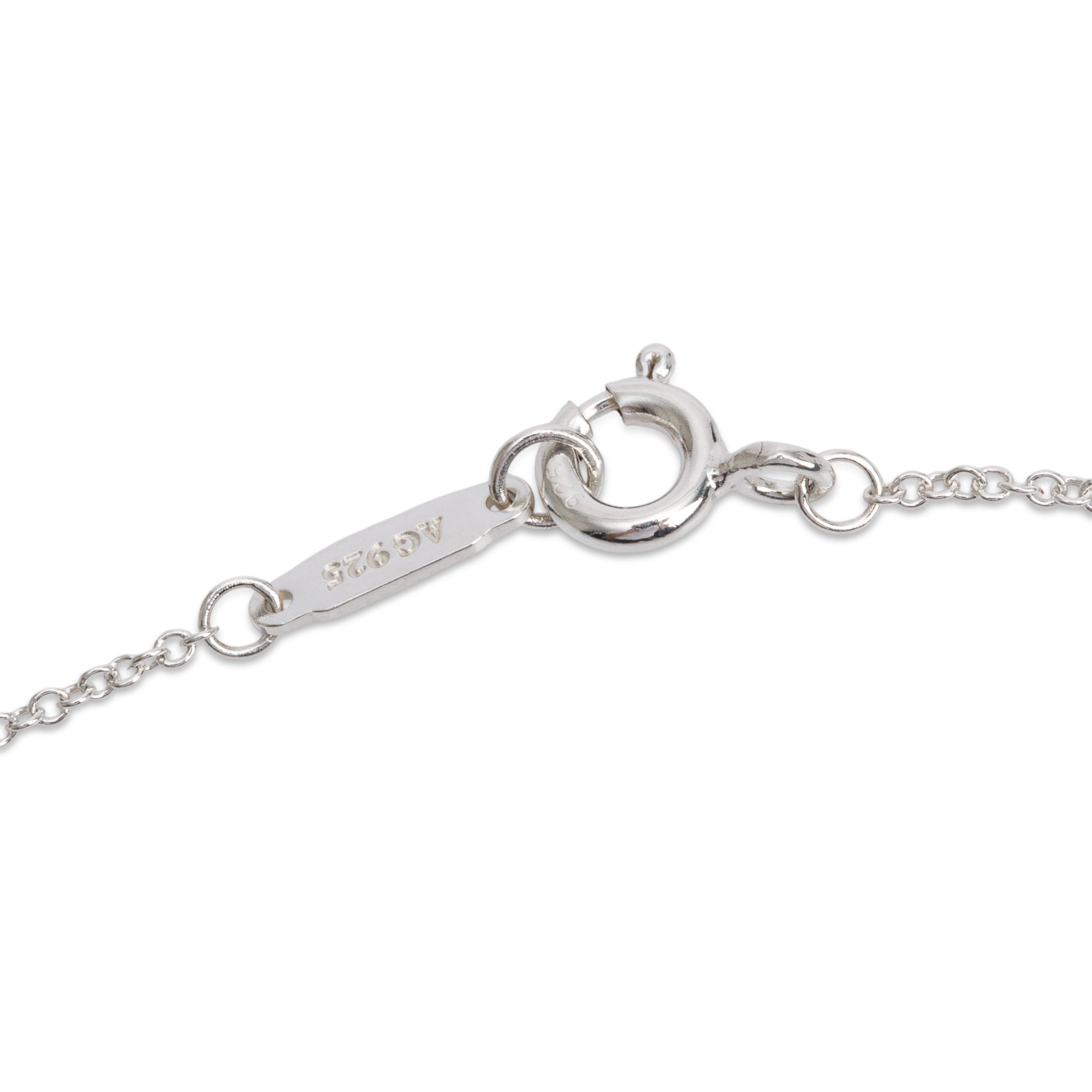 Tiffany & Co. Sterling Silver Small 1837 Interlocking Circles Pendant Necklace