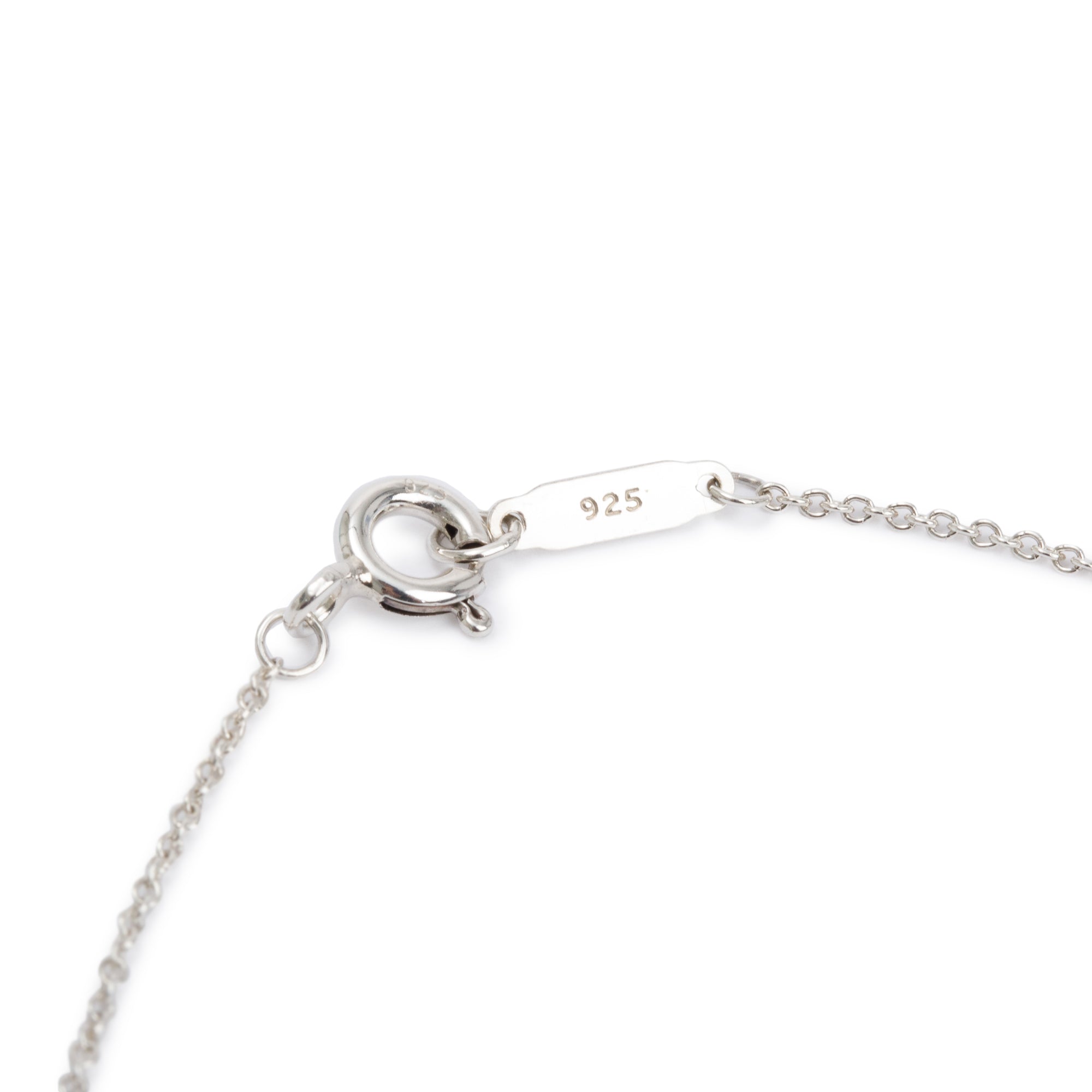 Tiffany & Co. Sterling Silver Small Filigree Heart Lock Pendant Necklace