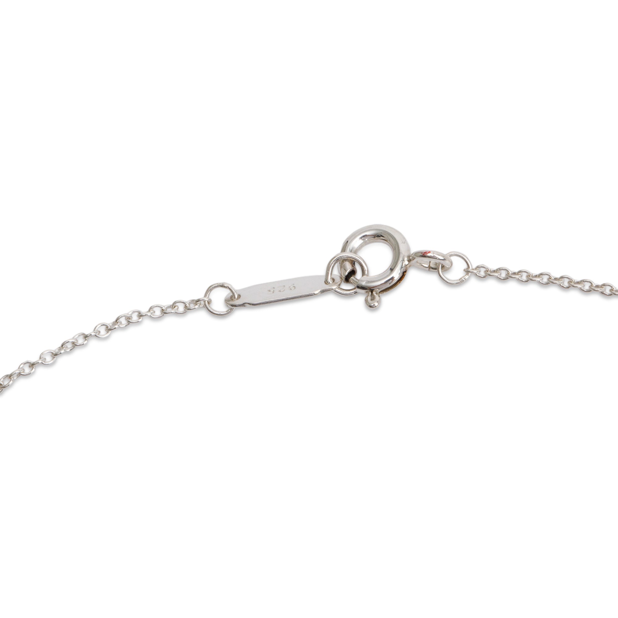 Tiffany & Co. Sterling Silver Small Notes Round Pendant Necklace