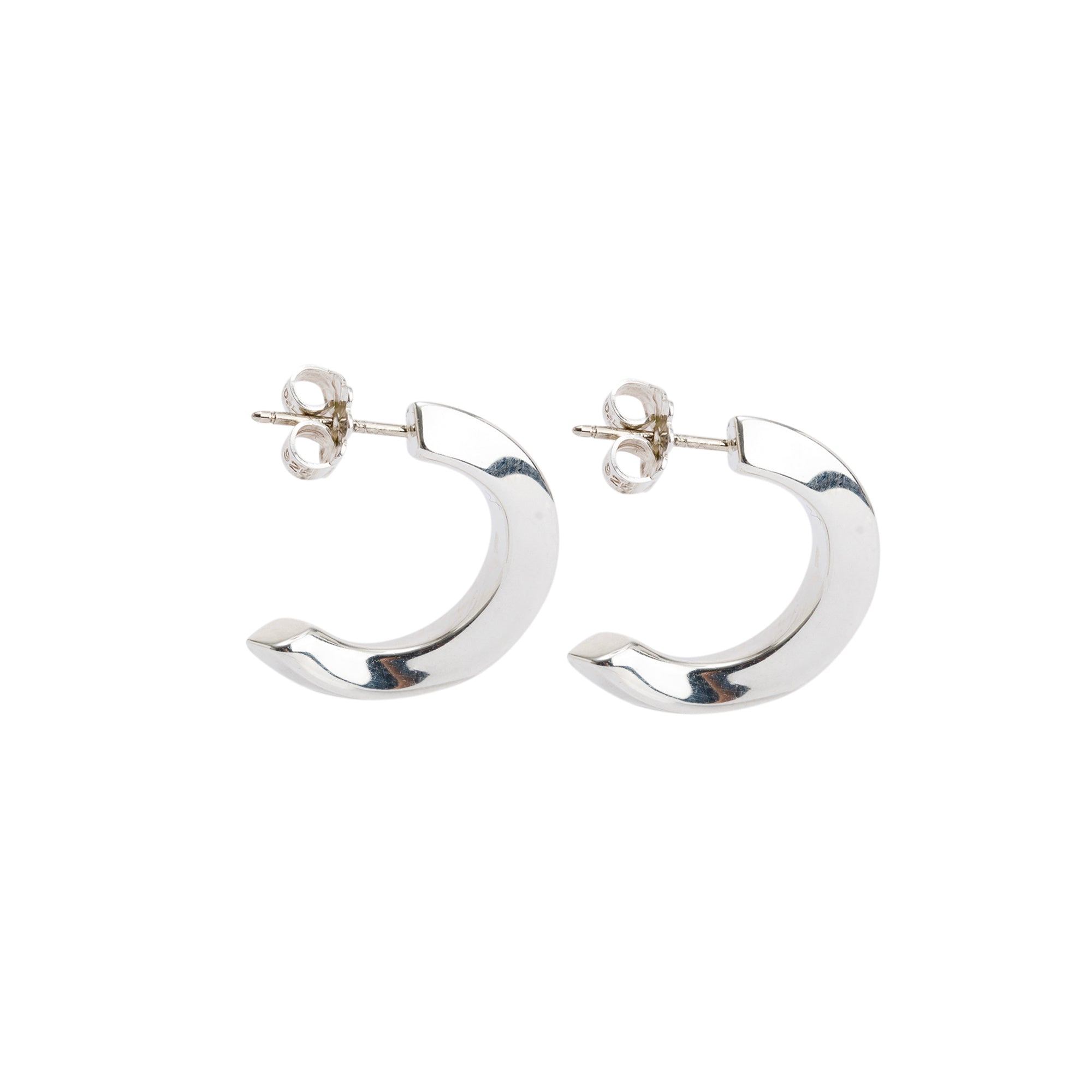 Tiffany & Co. Sterling Silver Small Twisted Hoop Earrings