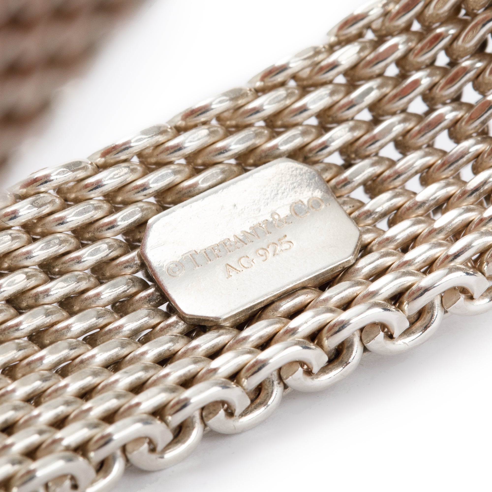 Tiffany & Co. Sterling Silver Somerset Bangle Bracelet