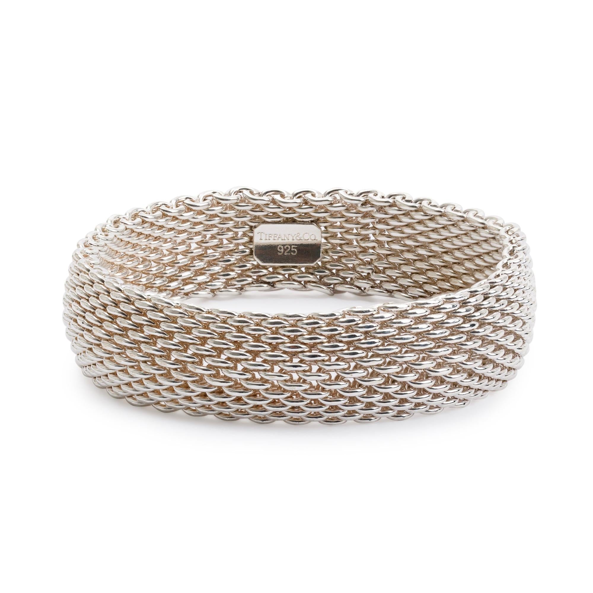 Tiffany & Co. Sterling Silver Somerset Bangle