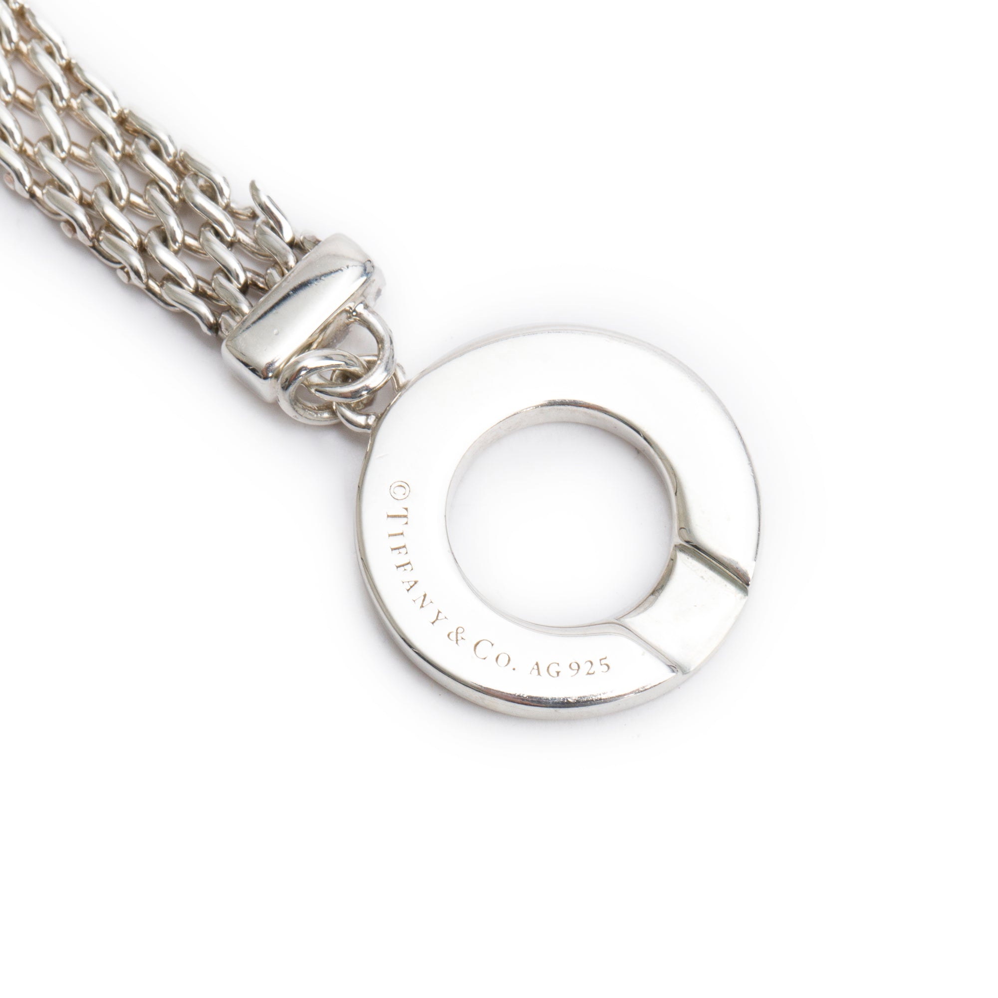 Tiffany & Co. Sterling Silver Somerset Mesh Toggle Bracelet