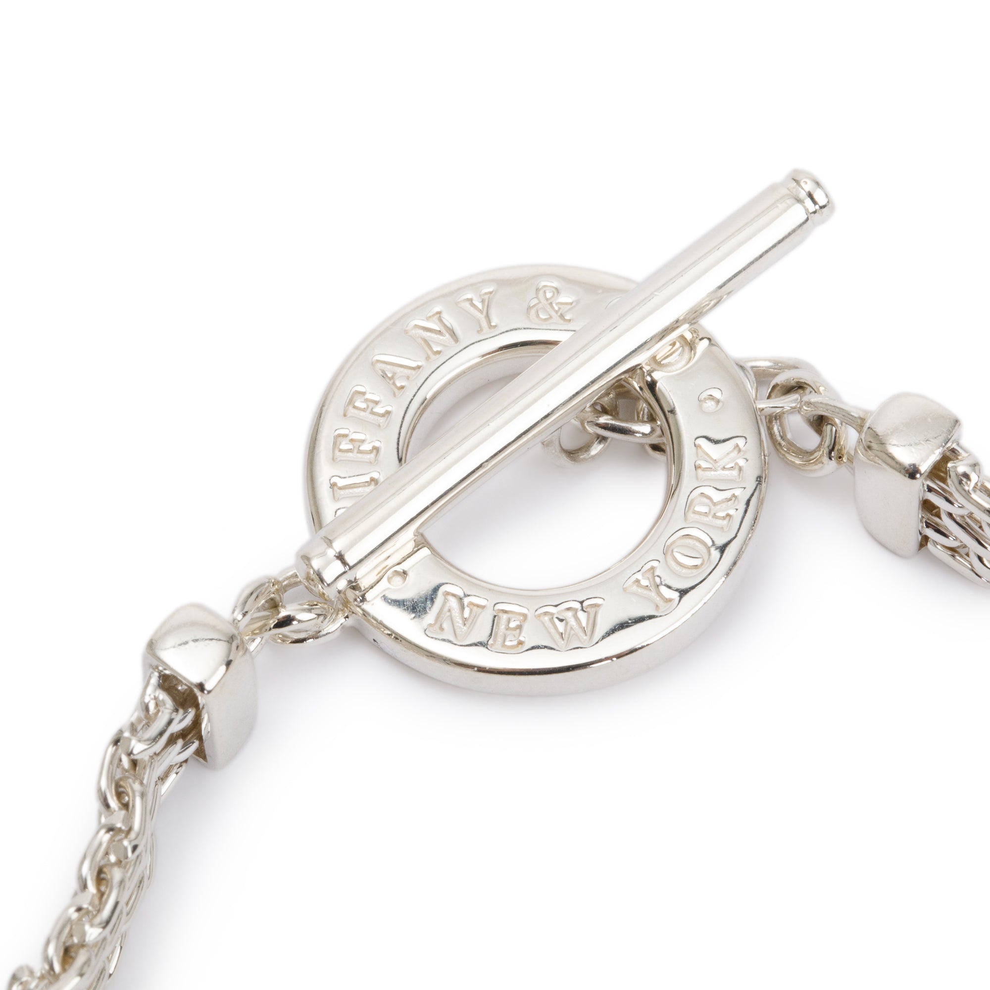 Tiffany & Co. Sterling Silver Somerset Toggle Bracelet