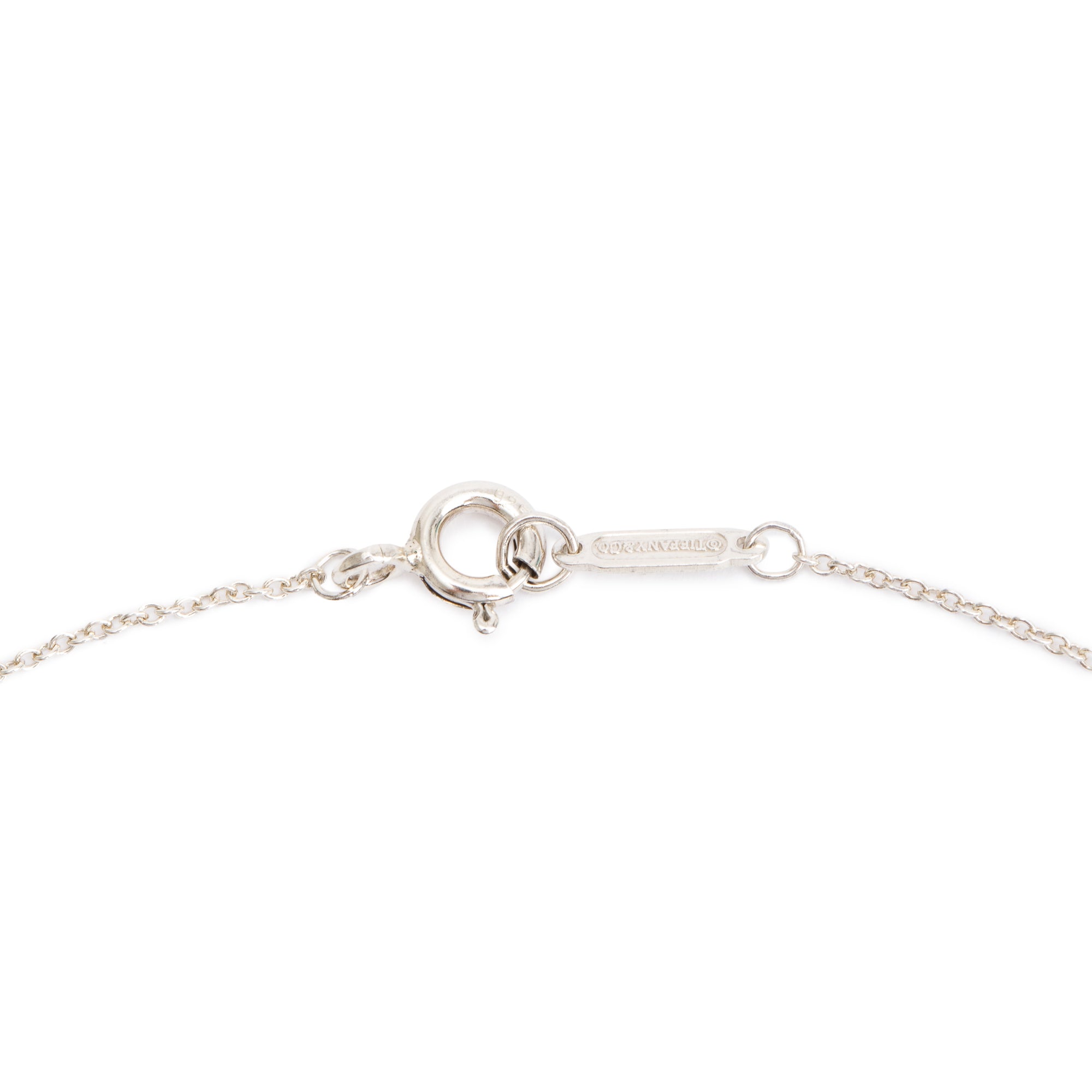 Tiffany & Co. Sterling Silver Stencil Butterfly Pendant Necklace