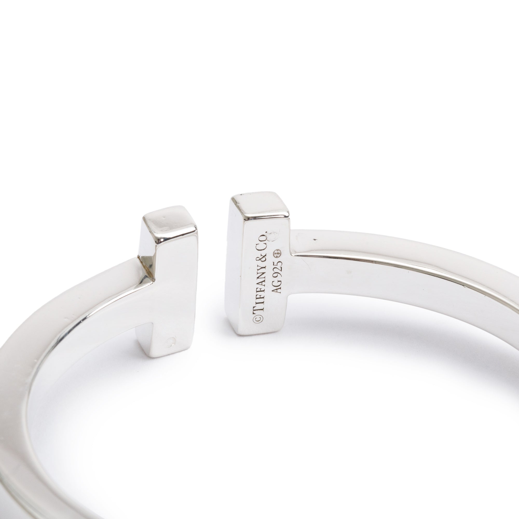 Tiffany & Co. Sterling Silver T Square Bracelet