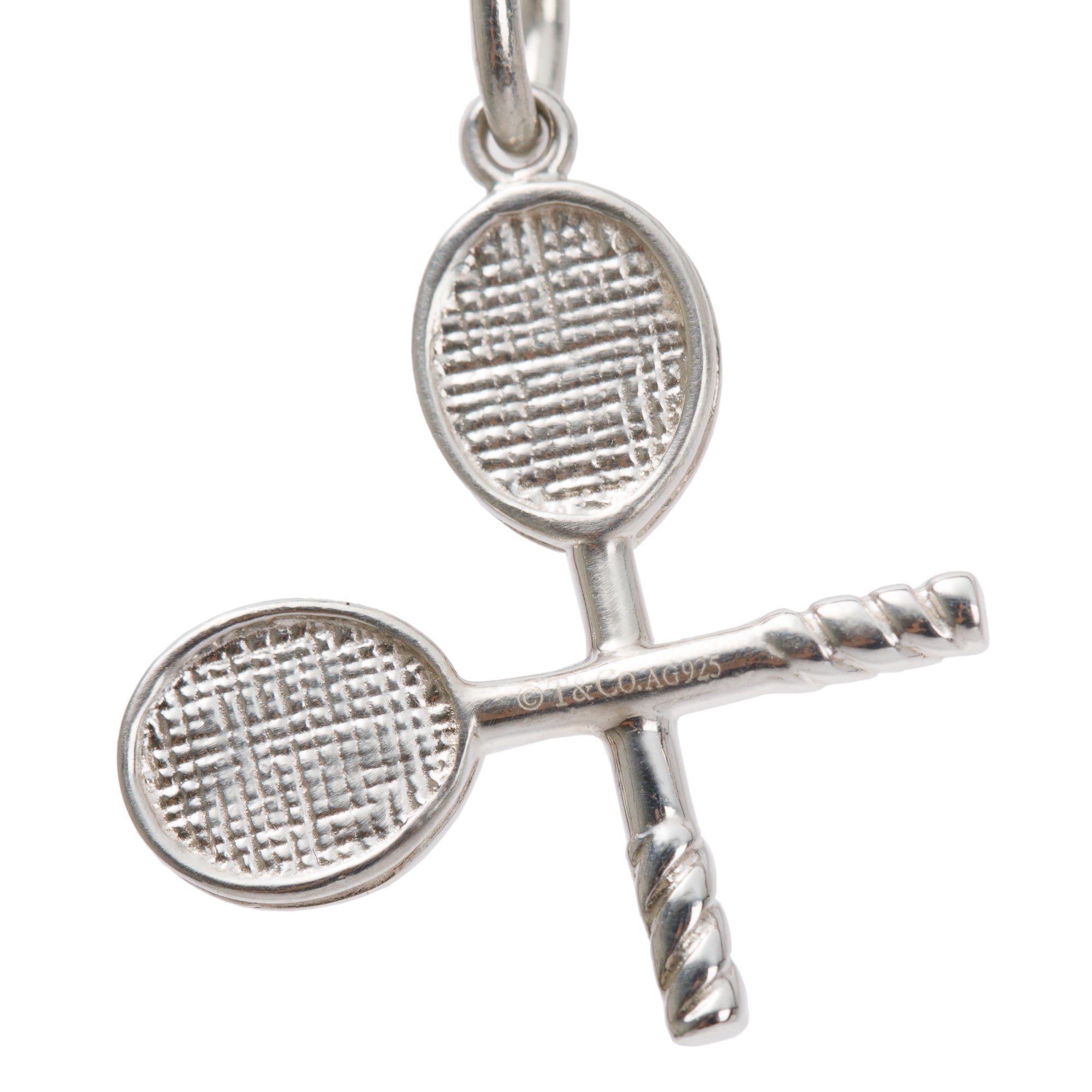 Tiffany & Co. Sterling Silver Tennis Racquet Charm
