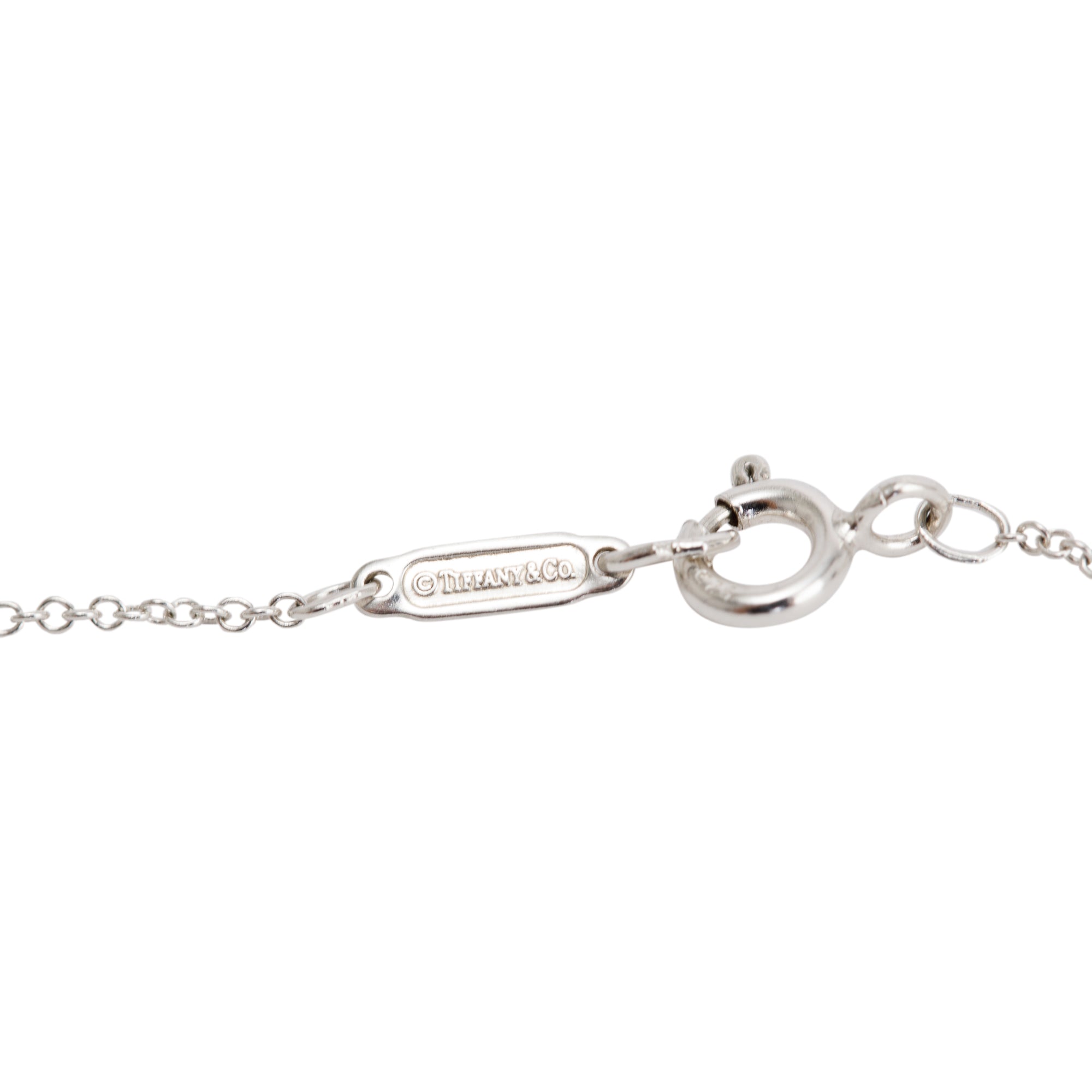 Tiffany & Co. Sterling Silver Tsavorite Save the Wilde Elephant Pendant Necklace