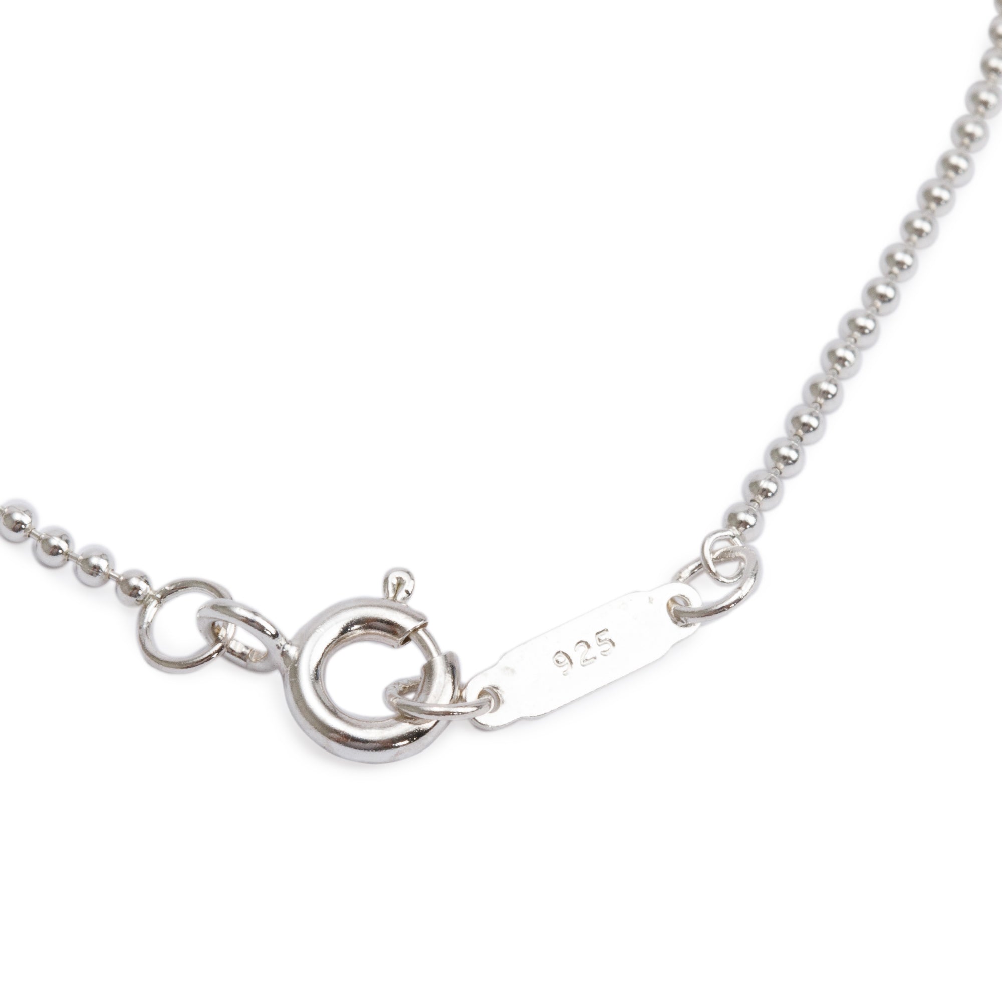 Tiffany & Co. Sterling Silver Twist Heart Key Pendant Necklace