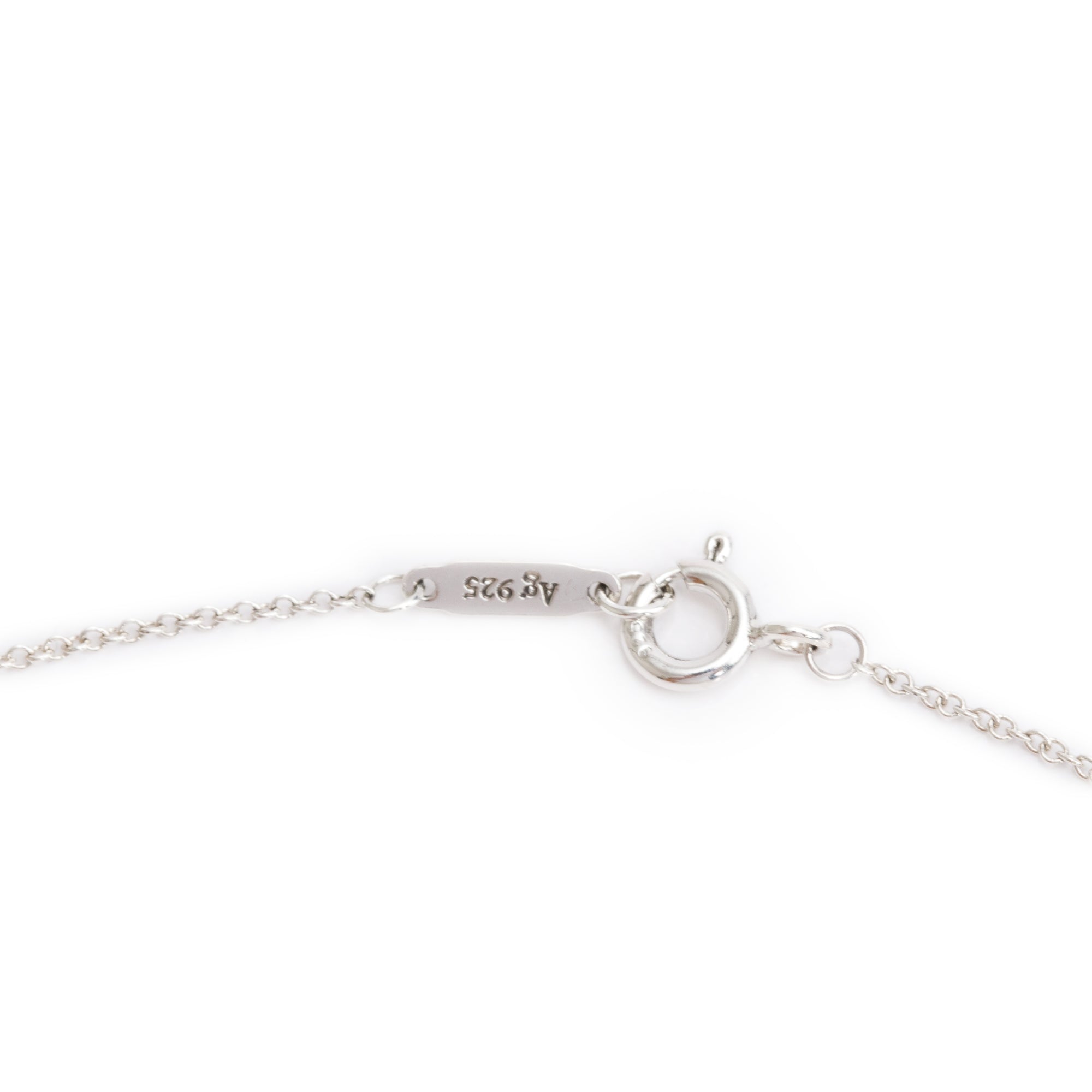 Tiffany & Co. Sterling Silver Twist Knot Pendant Necklace