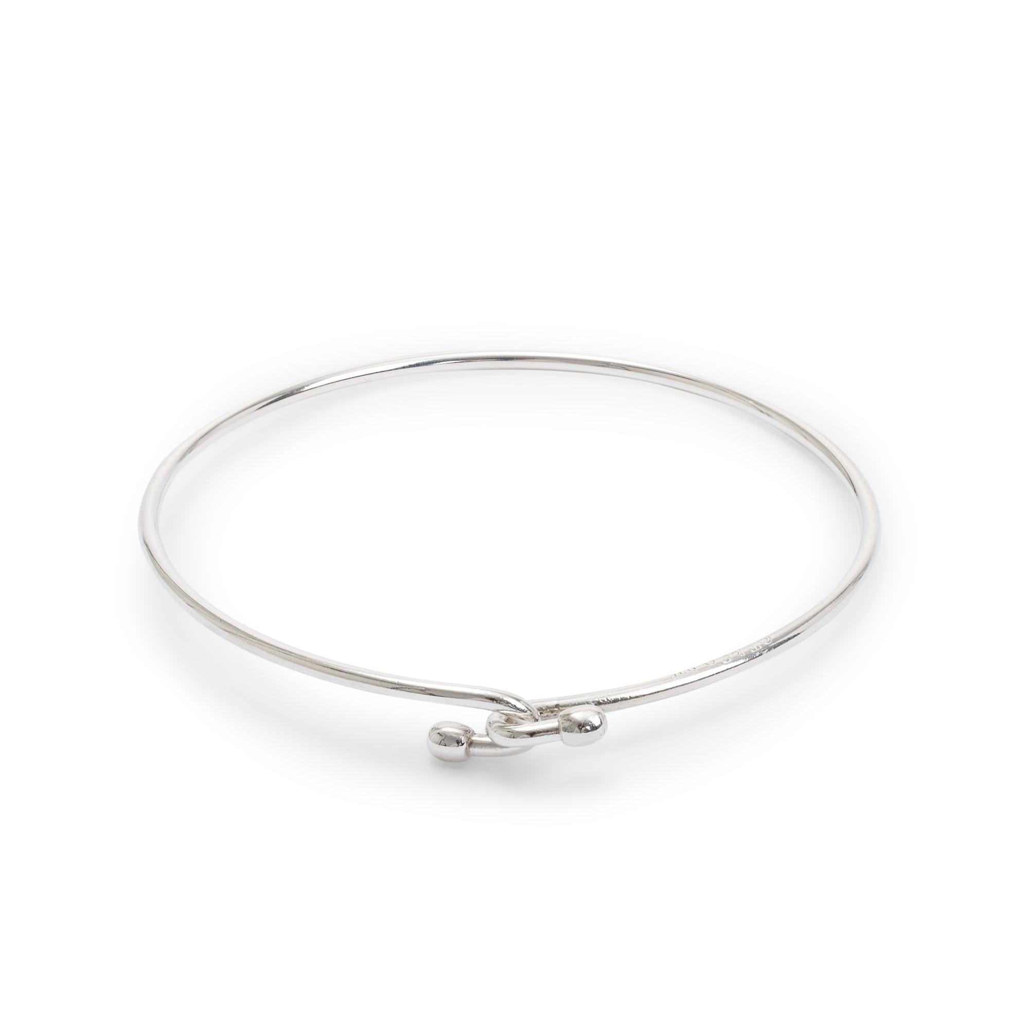 Tiffany & Co. Sterling Silver Wire Hook Bangle
