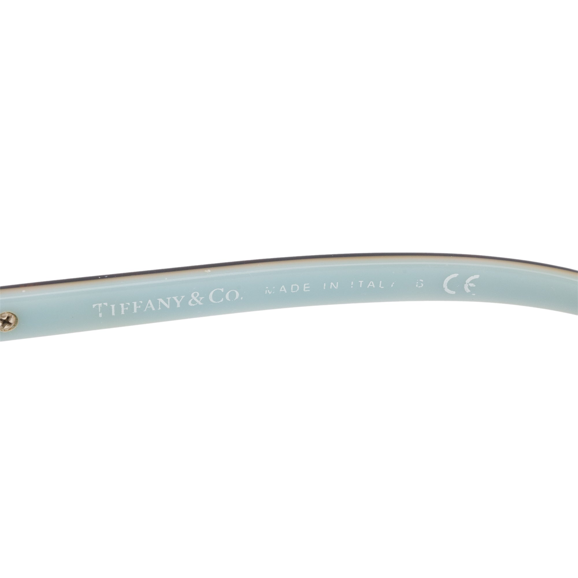 Tiffany & Co. TF 4121-B Havana & Tiffany Blue Acetate Crystal Jazz Gradient Sunglasses w/ Box & Case