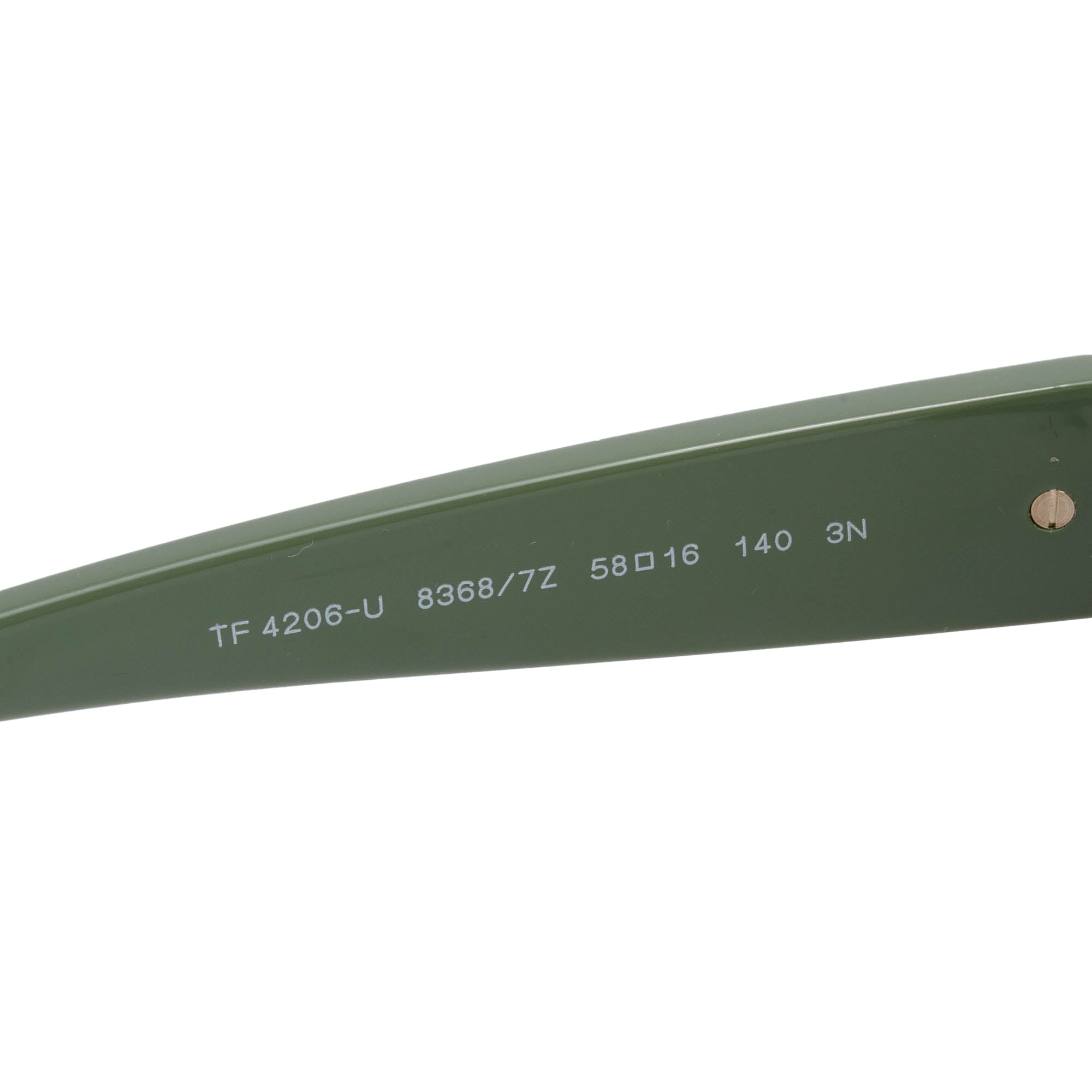 Tiffany & Co. TF 4206-U Green T Acetate Oversized Square Sunglasses w/ Case