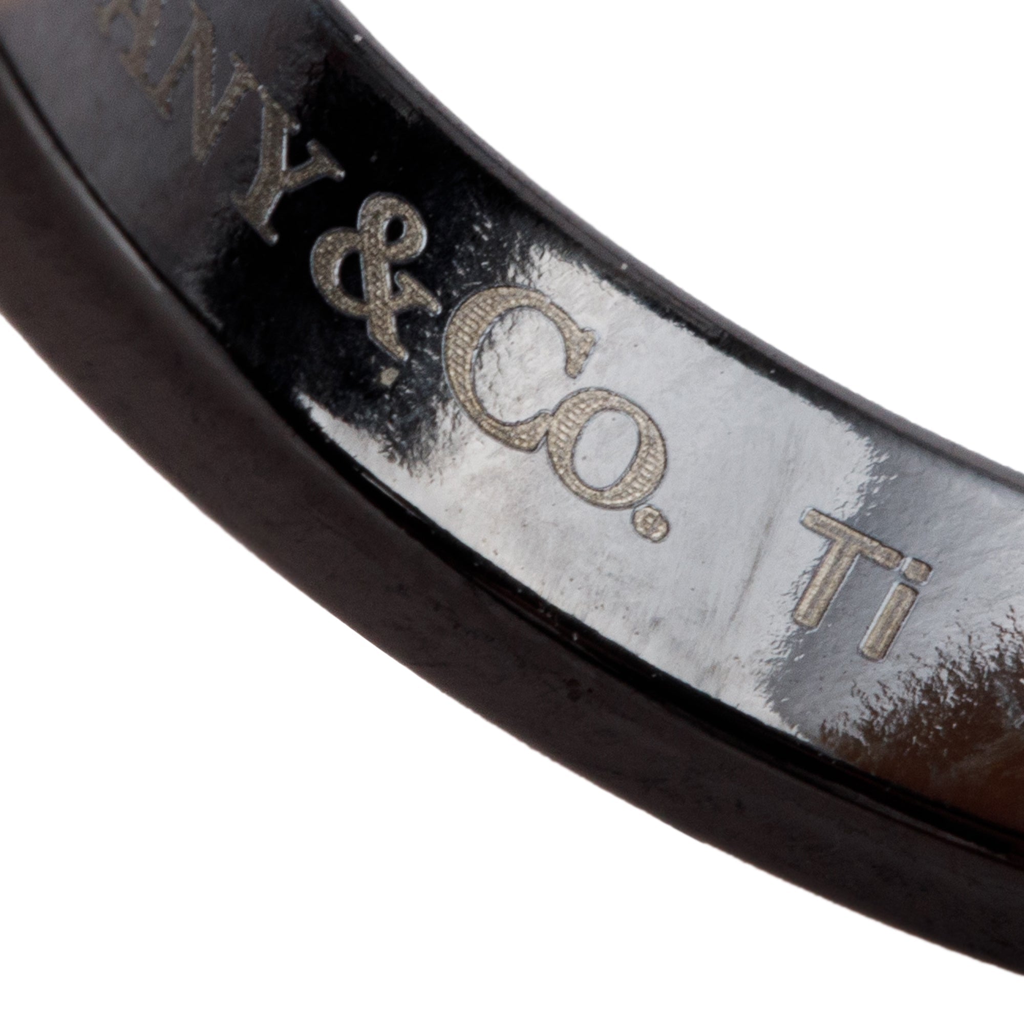 Tiffany & Co. Titanium 1837 Narrow Ring, Size 10