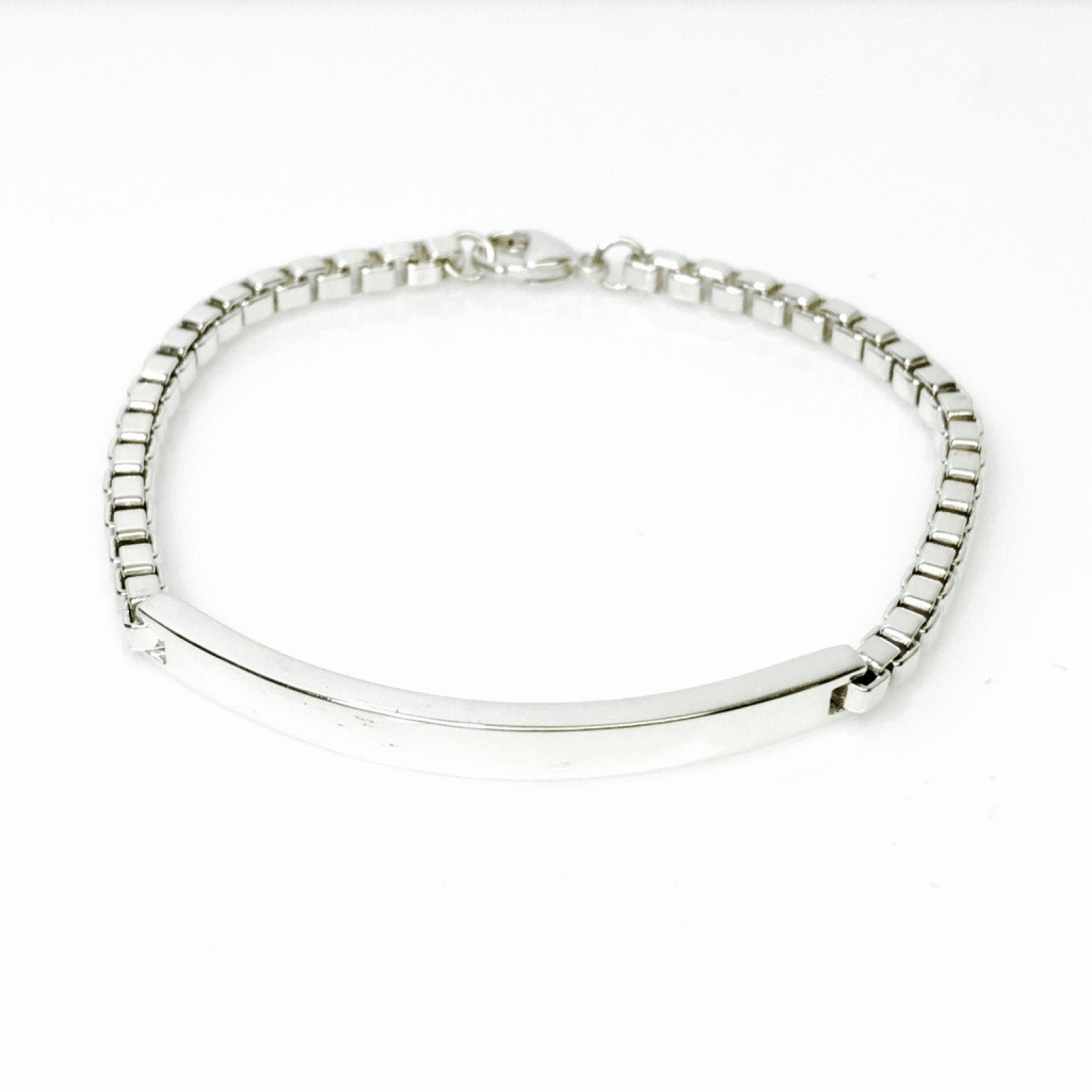 Tiffany & Co. Venetian Link ID Bracelet.