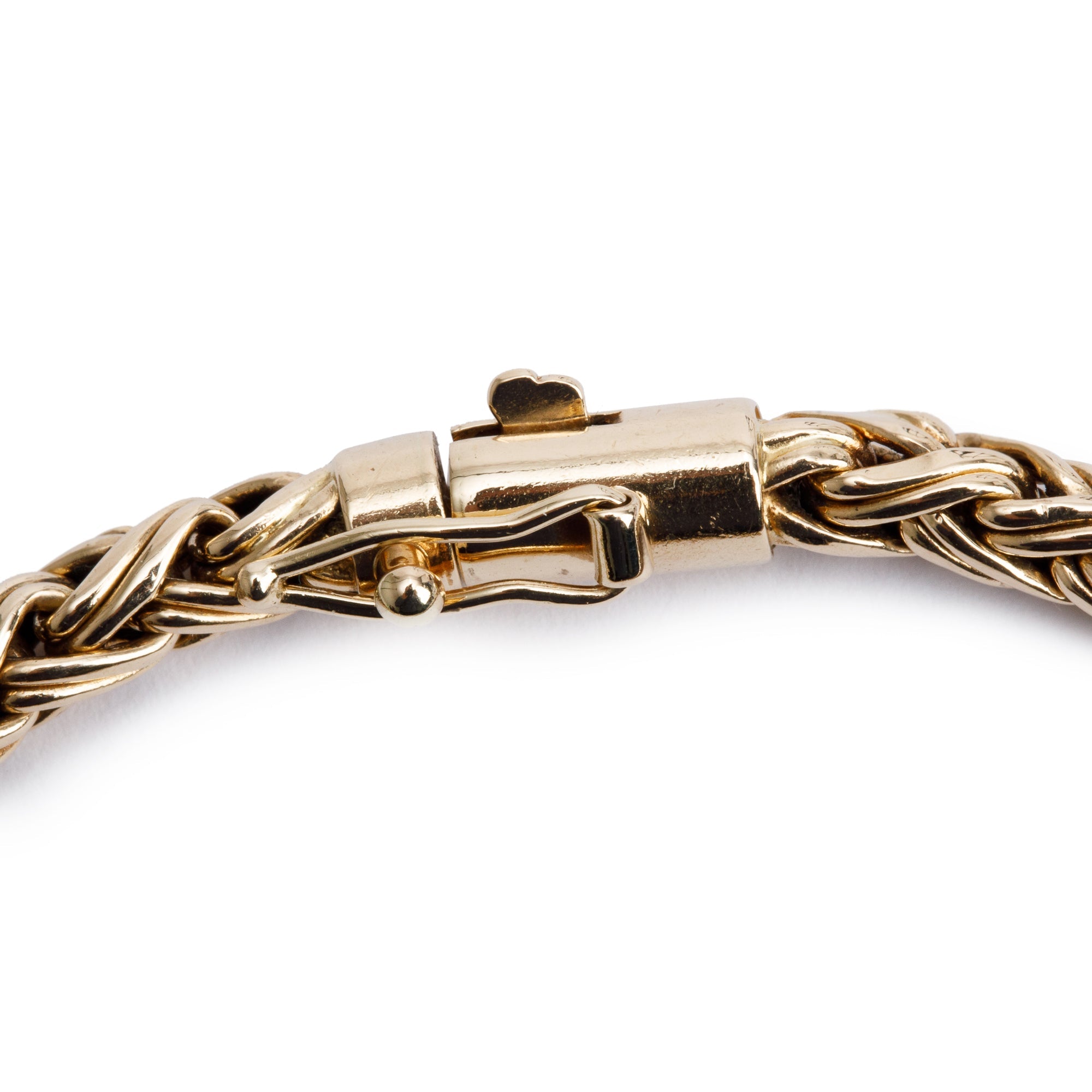 Tiffany & Co. Vintage 14k Yellow Gold Rope Chain Link Bracelet