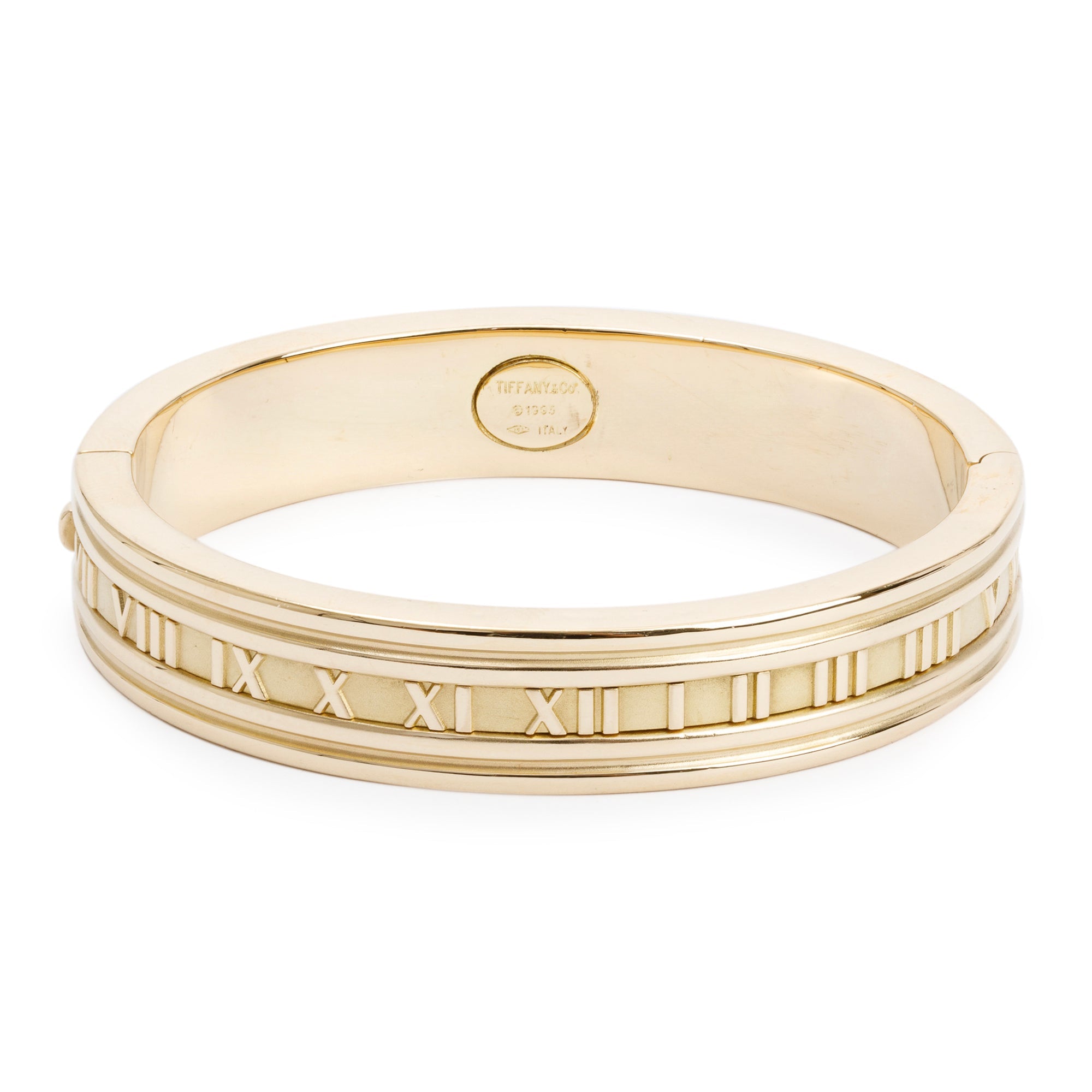 Tiffany & Co. Vintage 18k Yellow Gold Atlas Bangle