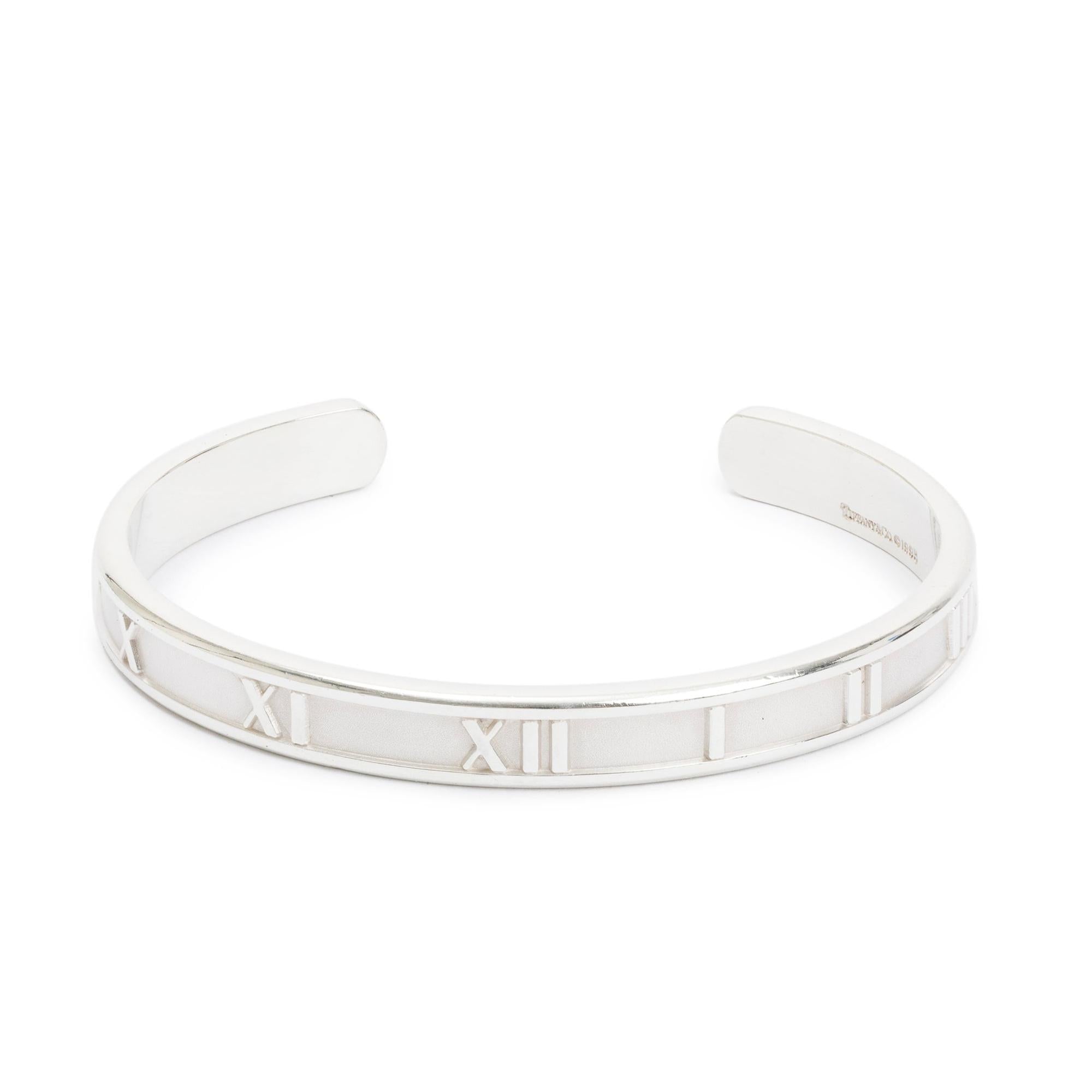 Tiffany & Co. Vintage Sterling Silver Atlas Narrow Cuff