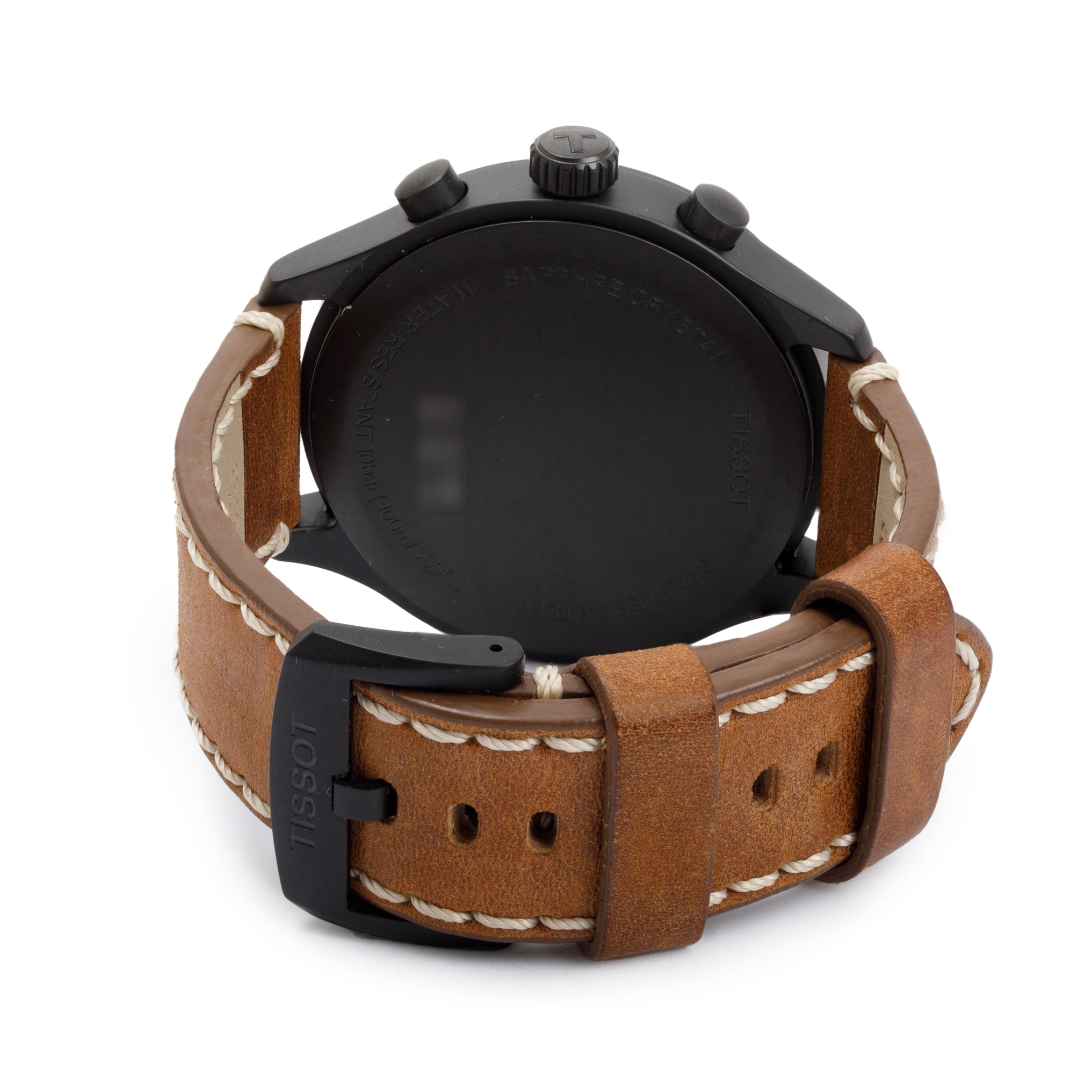 Tissot Black PVD Stainless Steel Chrono XL 45 MM Watch w/ Box & Papers