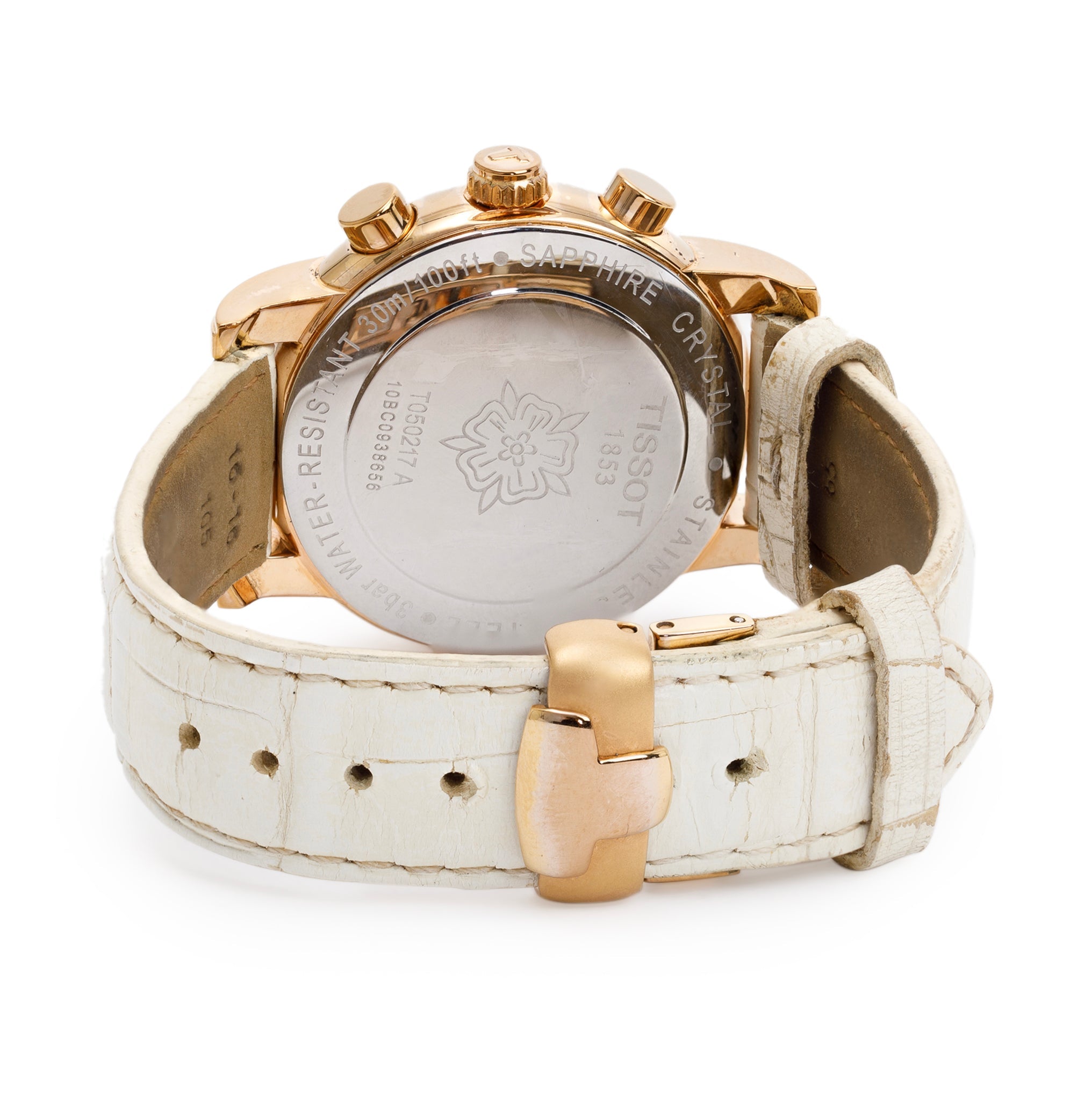 Tissot Dressport Chronograph Mother of Pearl Dial 35 MM Watch