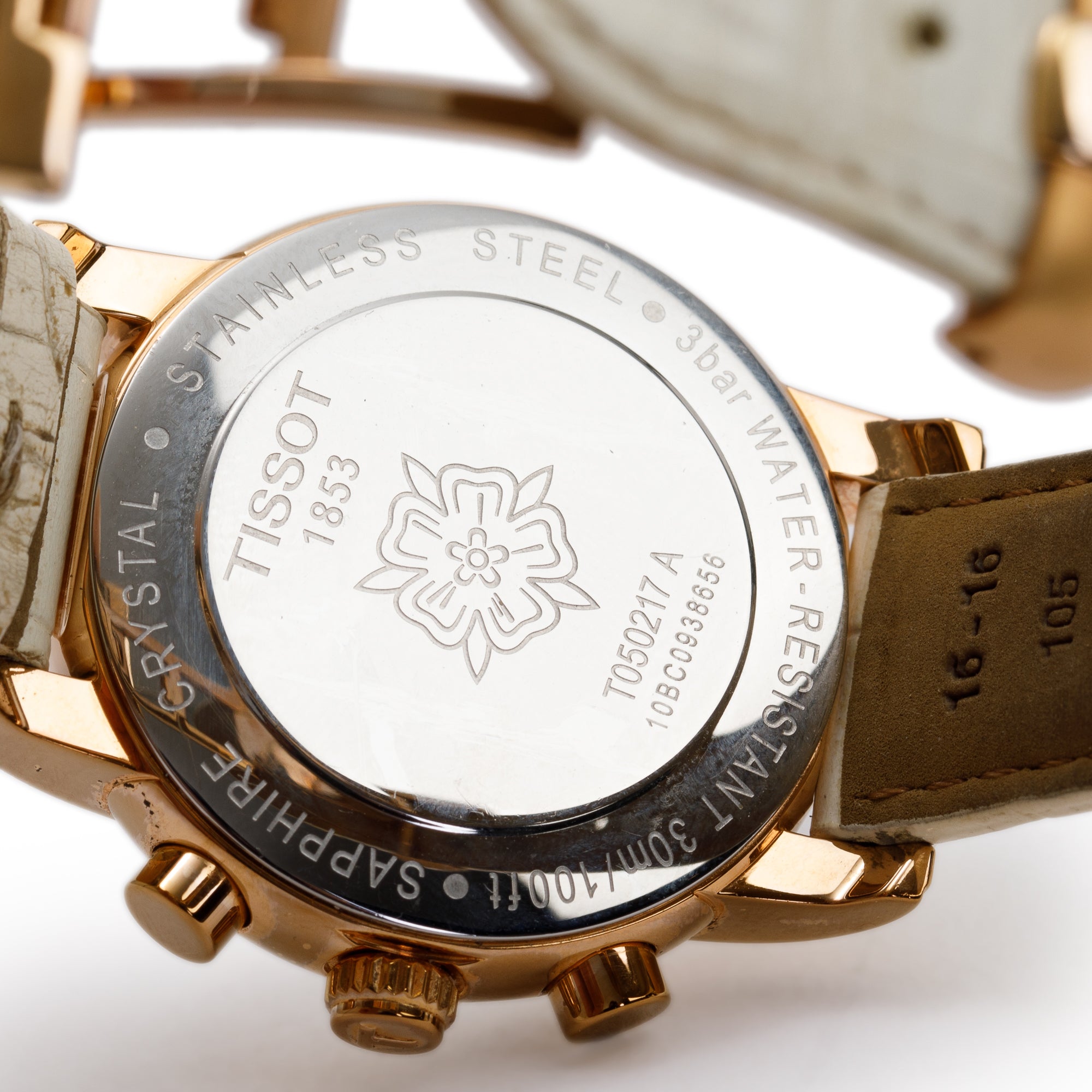 Tissot Dressport Chronograph Mother of Pearl Dial 35 MM Watch