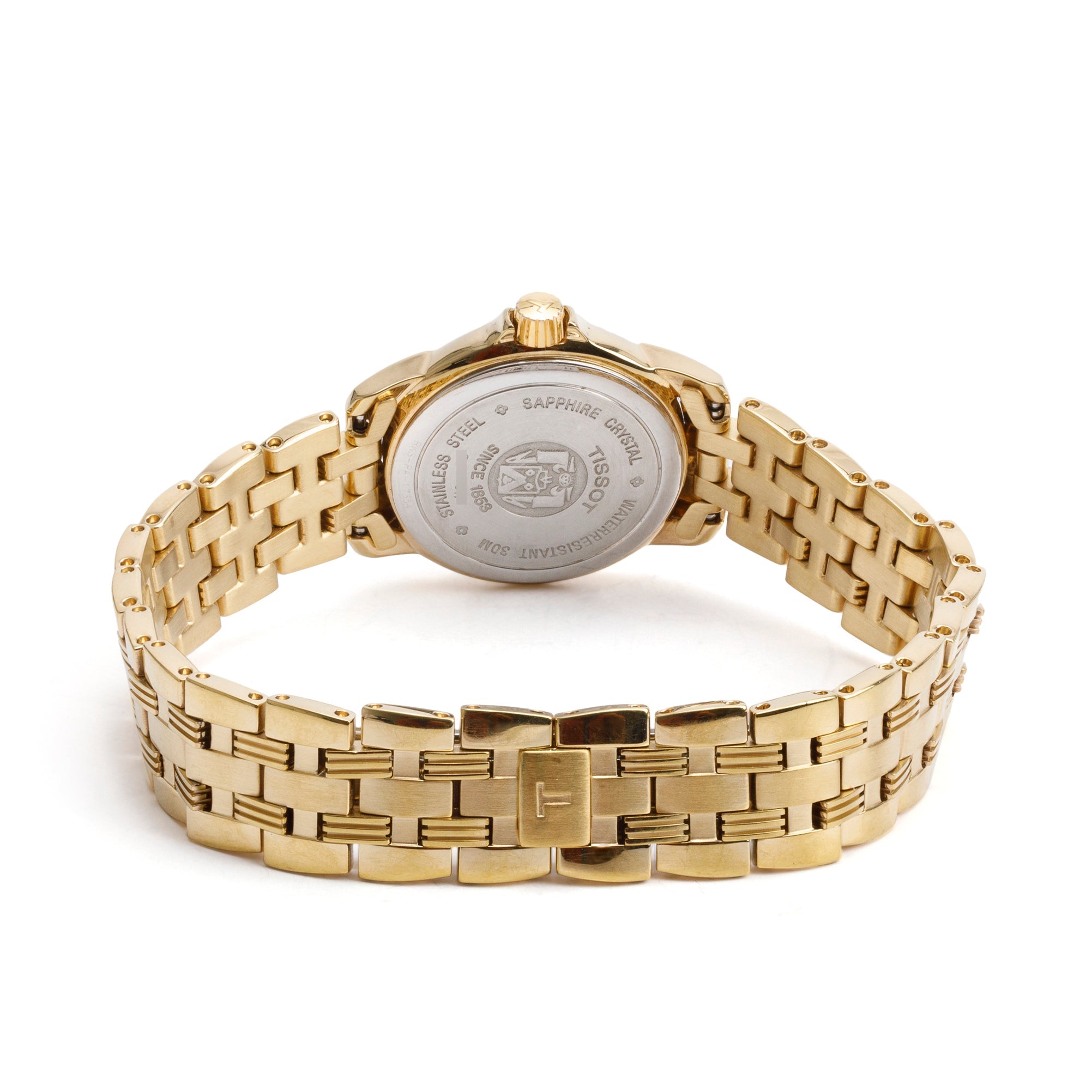 Tissot Gold Plated Stainless Steel Ballade 25 MM Watch