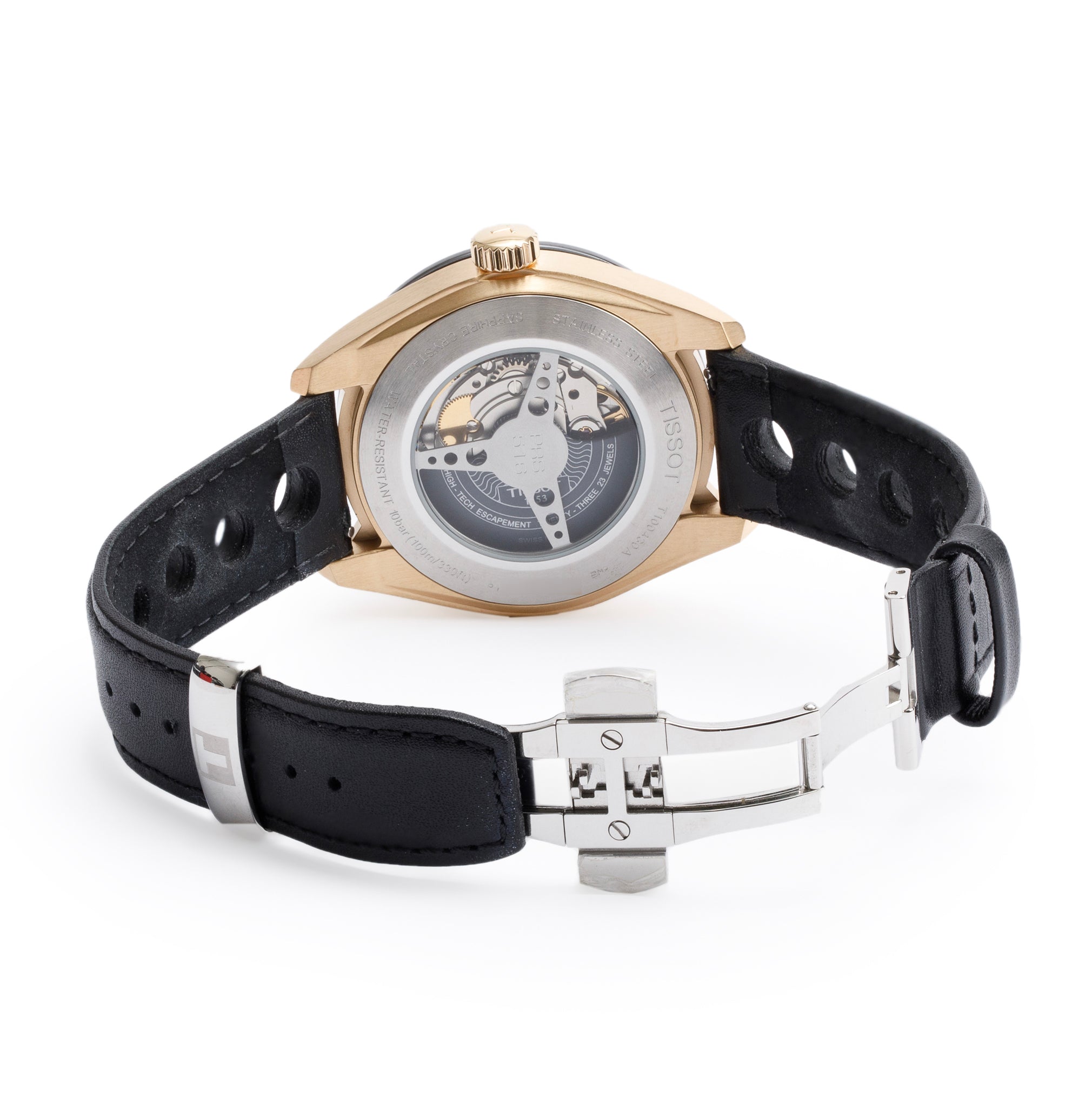 Tissot Rose Gold-Plated Stainless Steel PRS 516 42 MM Automatic Watch w/ Box & Papers