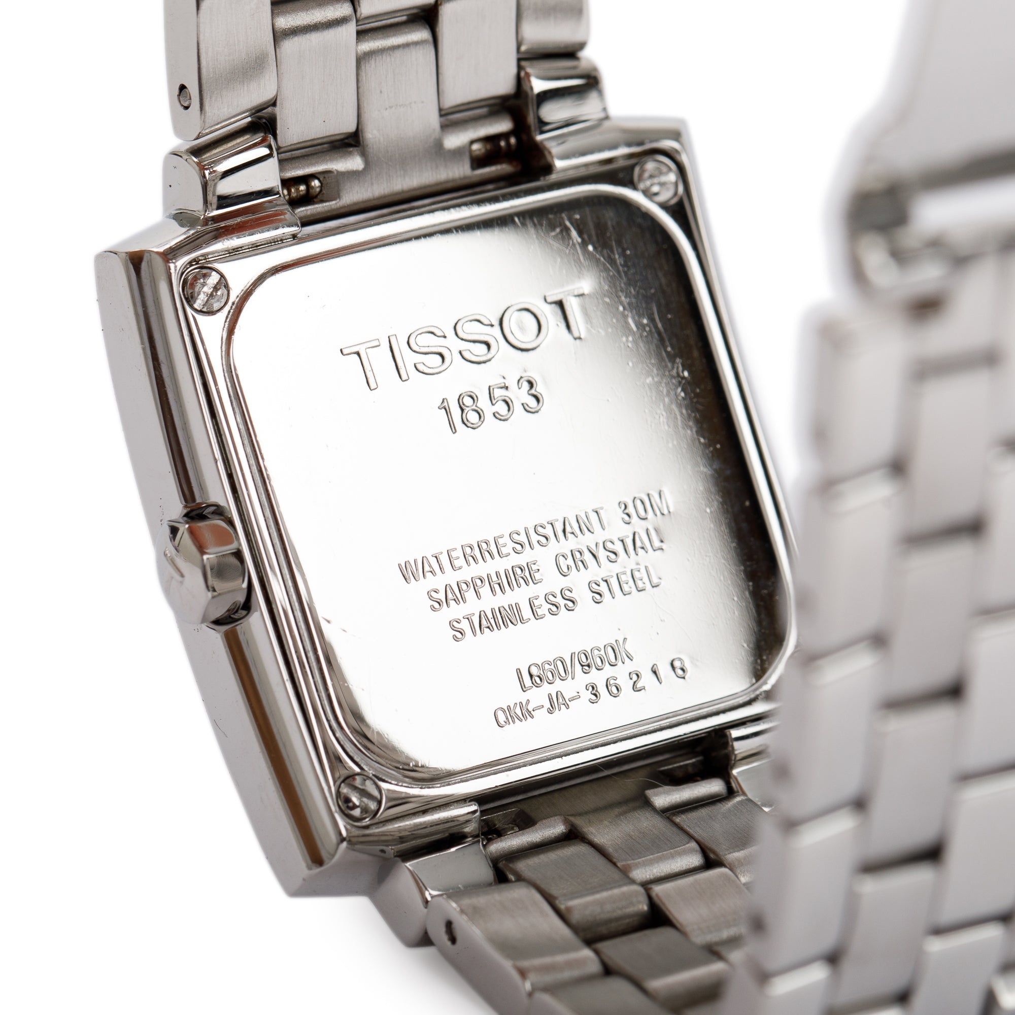 Tissot Stainless Steel 1853 T Trend Square TXL Watch OLIVER S tissot-stainless-steel-1853-t-trend-square-txl-watch-oliver-s