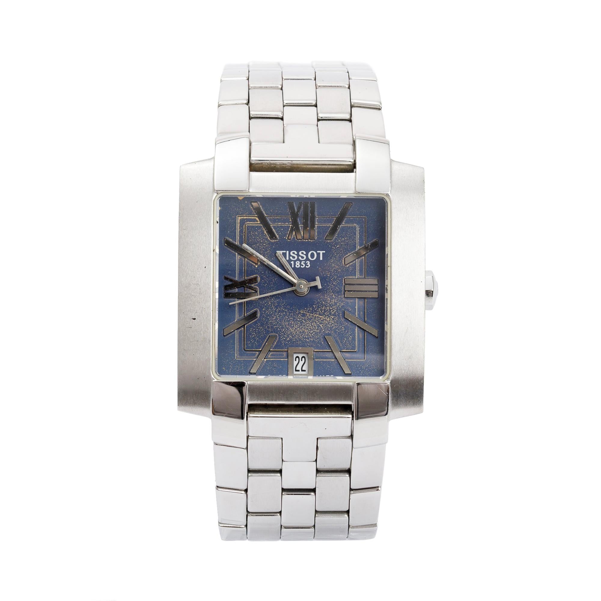 Tissot Stainless Steel 1853 T-Trend Square TXL Watch