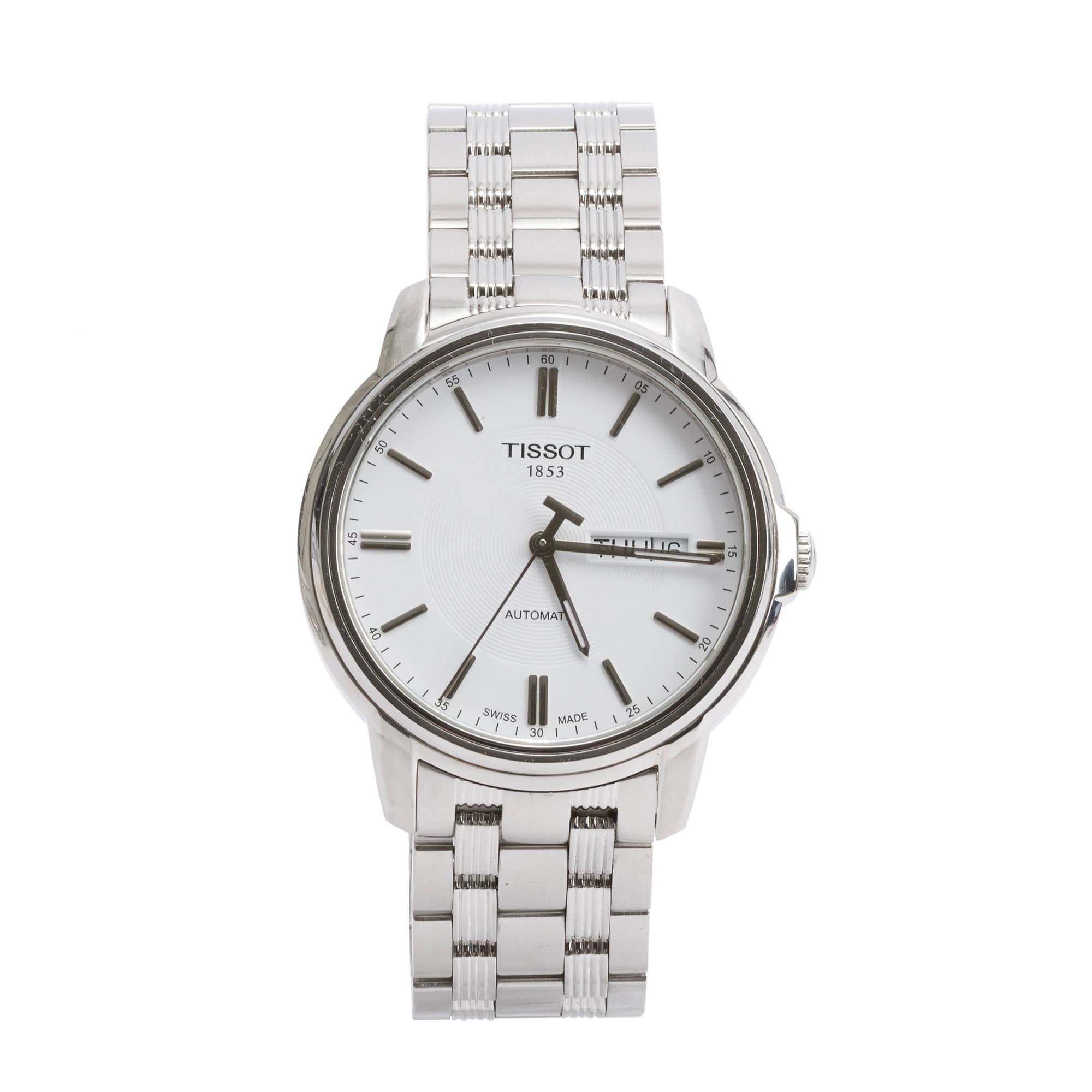 Tissot Stainless Steel Autmatics III 39 MM Automatic Watch w/ Box & Papers